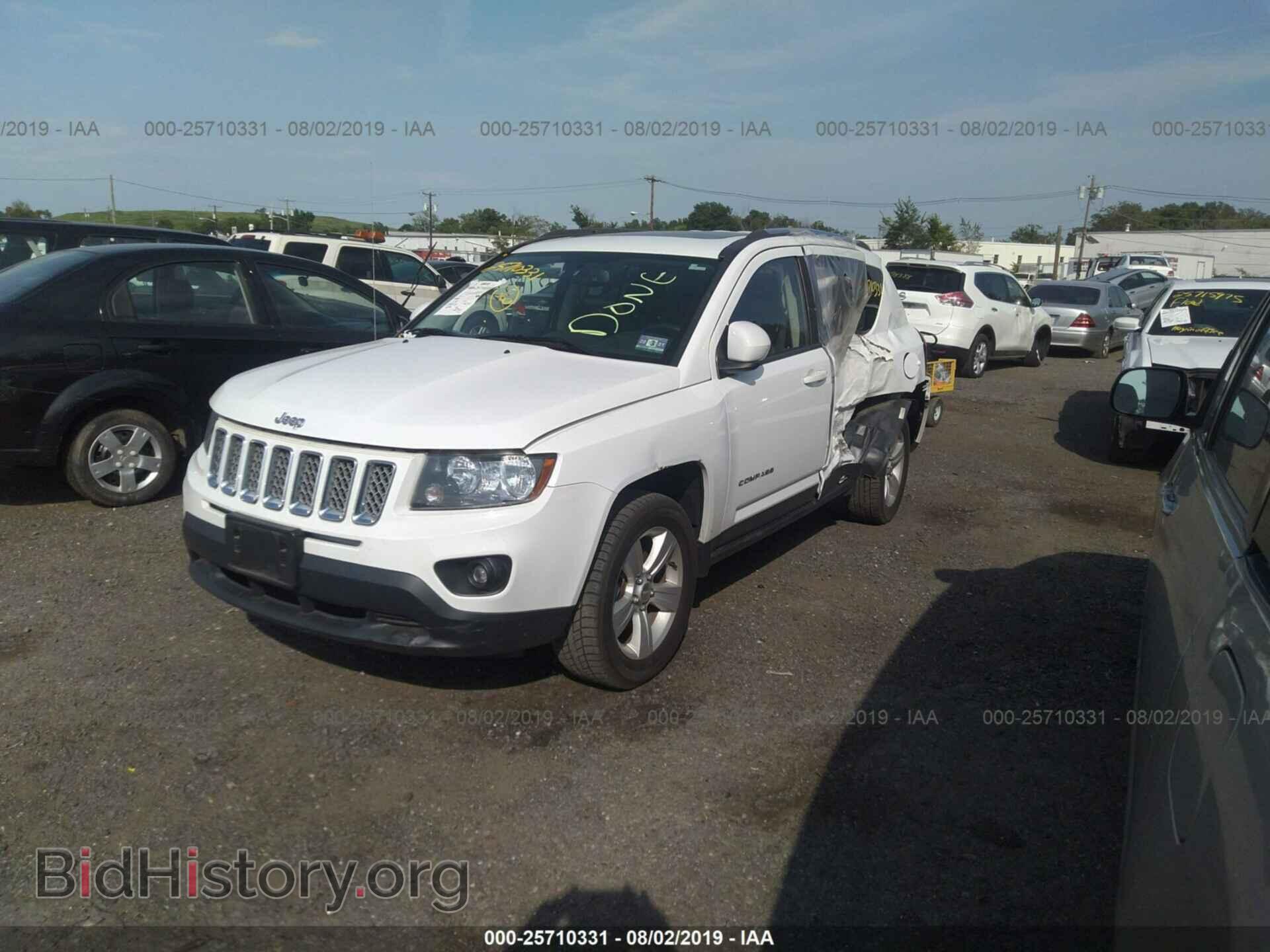 2014 JEEP COMPASS - VIN: 1C4NJDEB0ED760823 - Фото 2