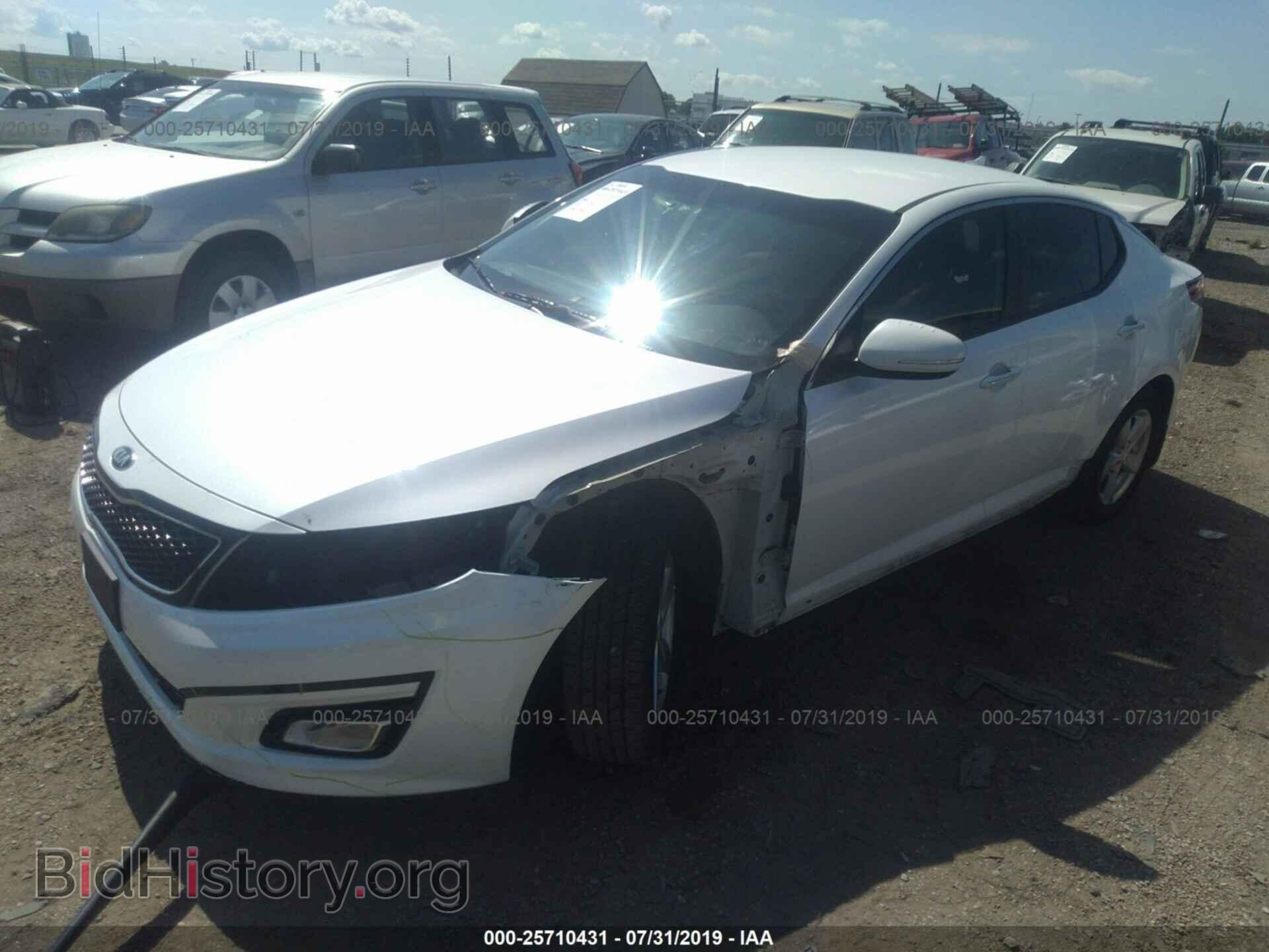 2014 KIA OPTIMA - VIN: KNAGM4A77E5479675 - Фото 2