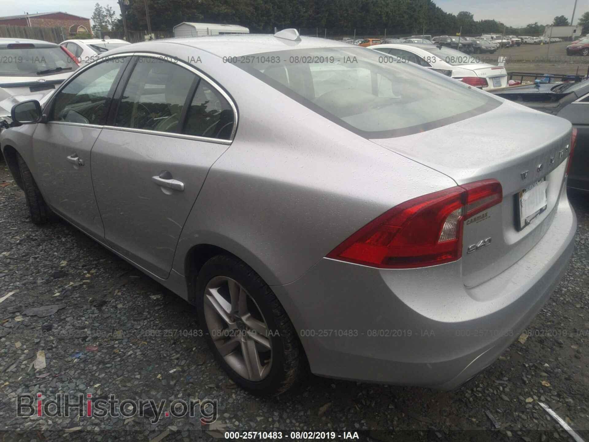 2014 VOLVO S60 - VIN: YV1612FS0E2274445 - Фото 3