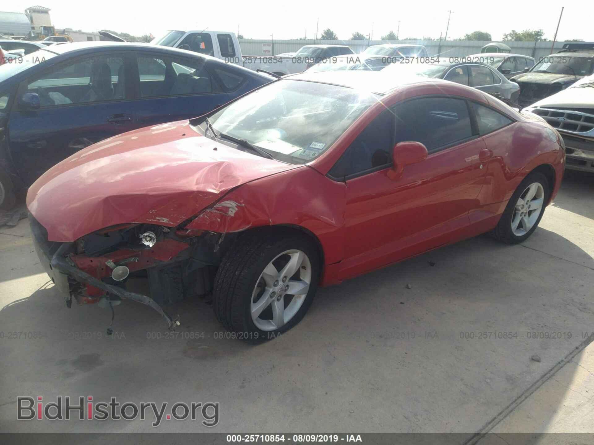 2007 MITSUBISHI ECLIPSE - VIN: 4A3AK24FX7E003393 - Фото 2