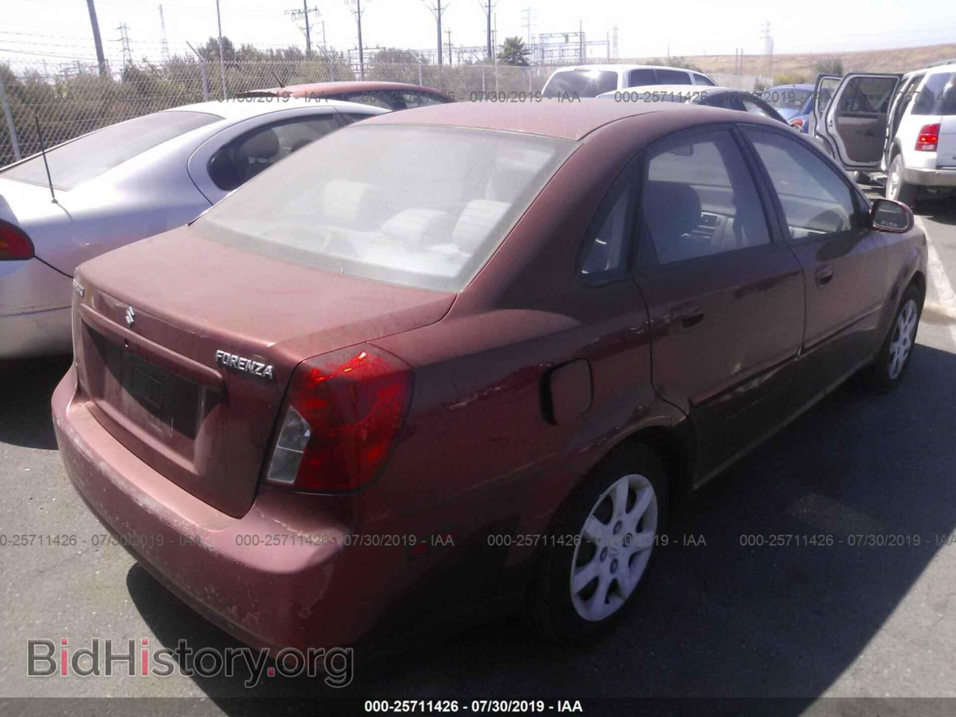 2004 SUZUKI FORENZA - VIN: KL5JD52Z84K014181 - Фото 4