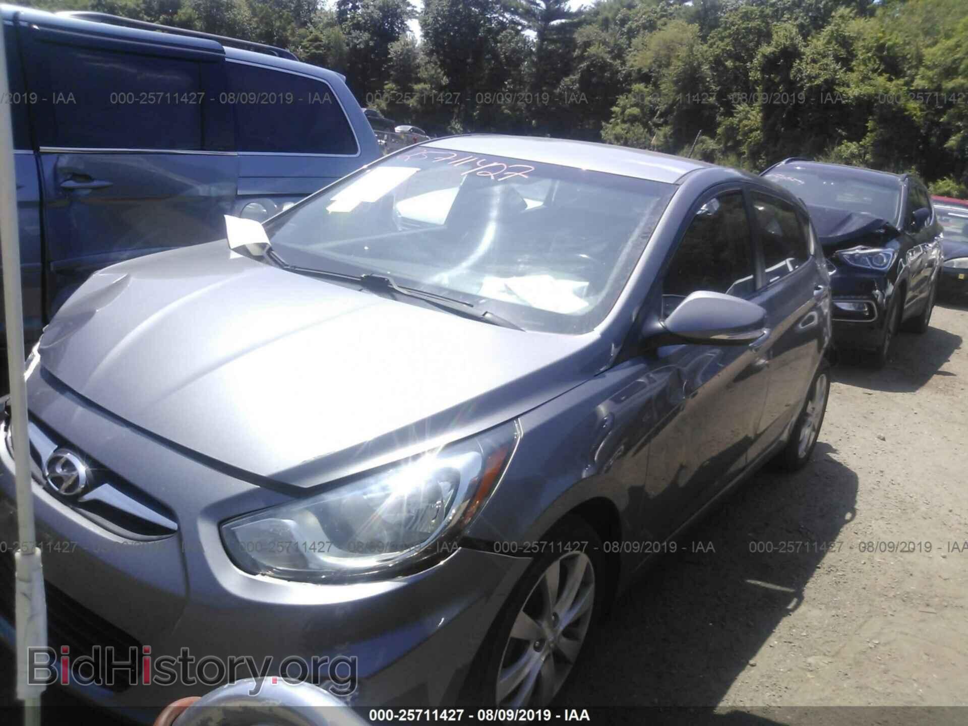 2013 HYUNDAI ACCENT - VIN: KMHCU5AE1DU119811 - Фото 2