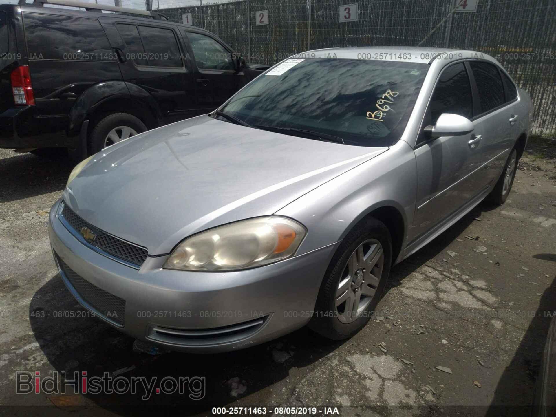 2012 CHEVROLET IMPALA - VIN: 2G1WG5E36C1136978 - Фото 2