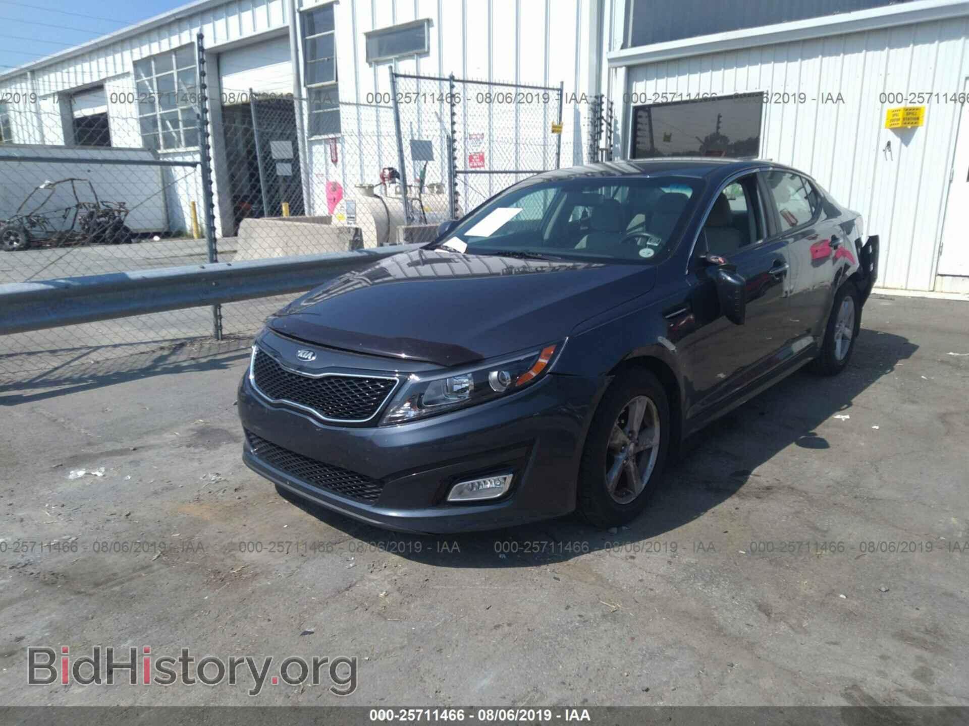 2015 KIA OPTIMA - VIN: 5XXGM4A77FG411120 - Фото 2