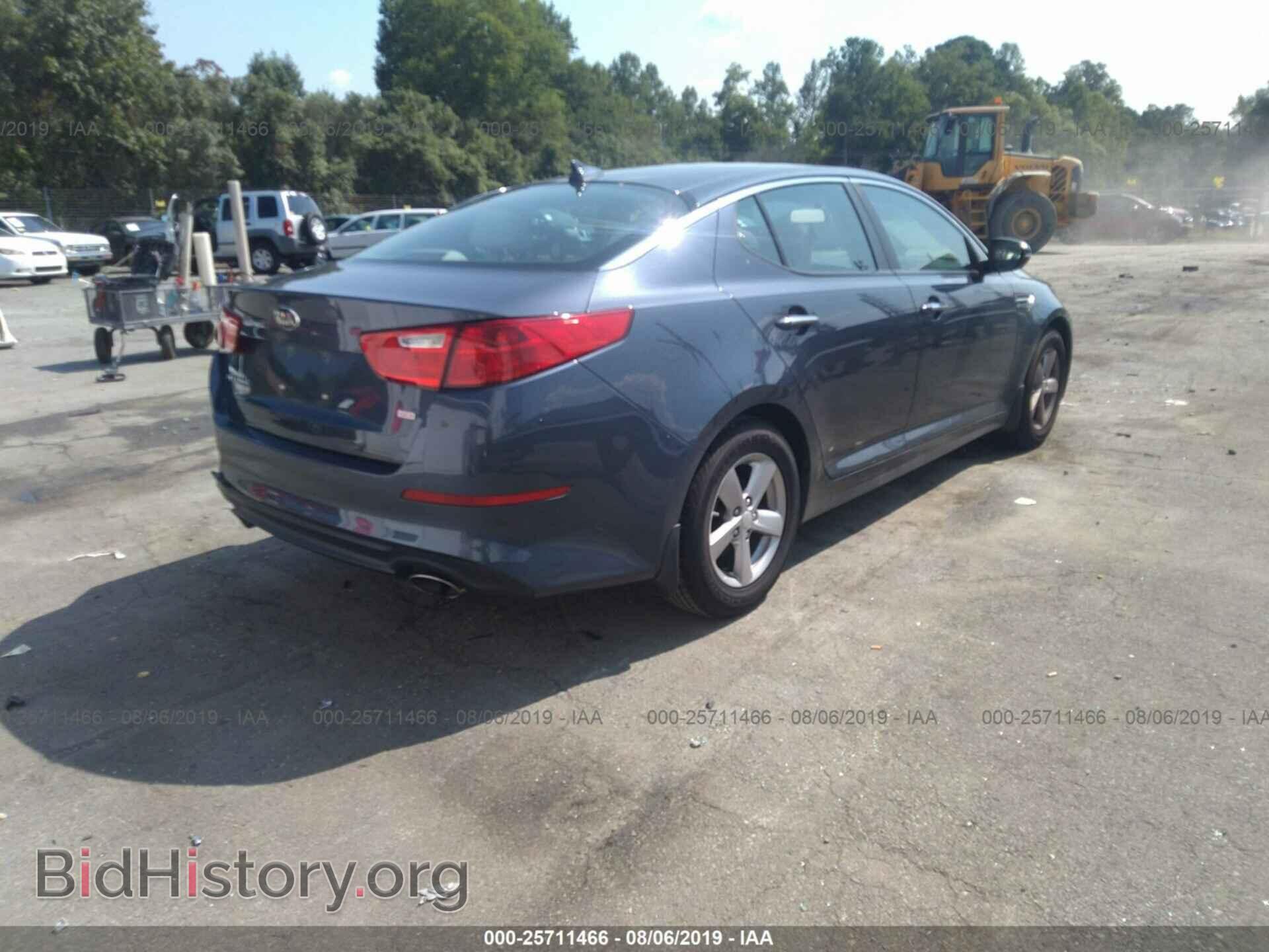 2015 KIA OPTIMA - VIN: 5XXGM4A77FG411120 - Фото 4