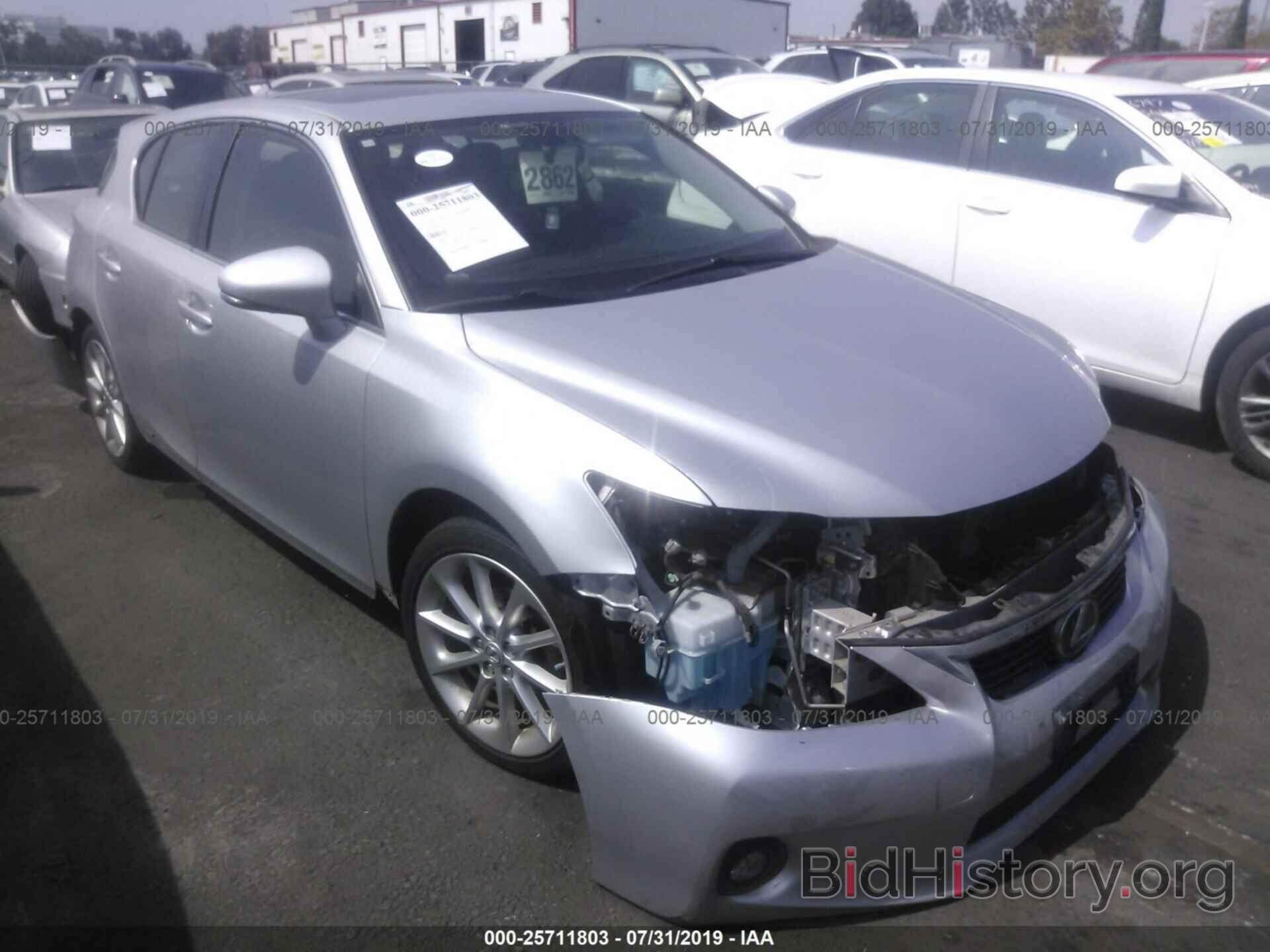 Photo JTHKD5BH0C2118750 - LEXUS CT 2012