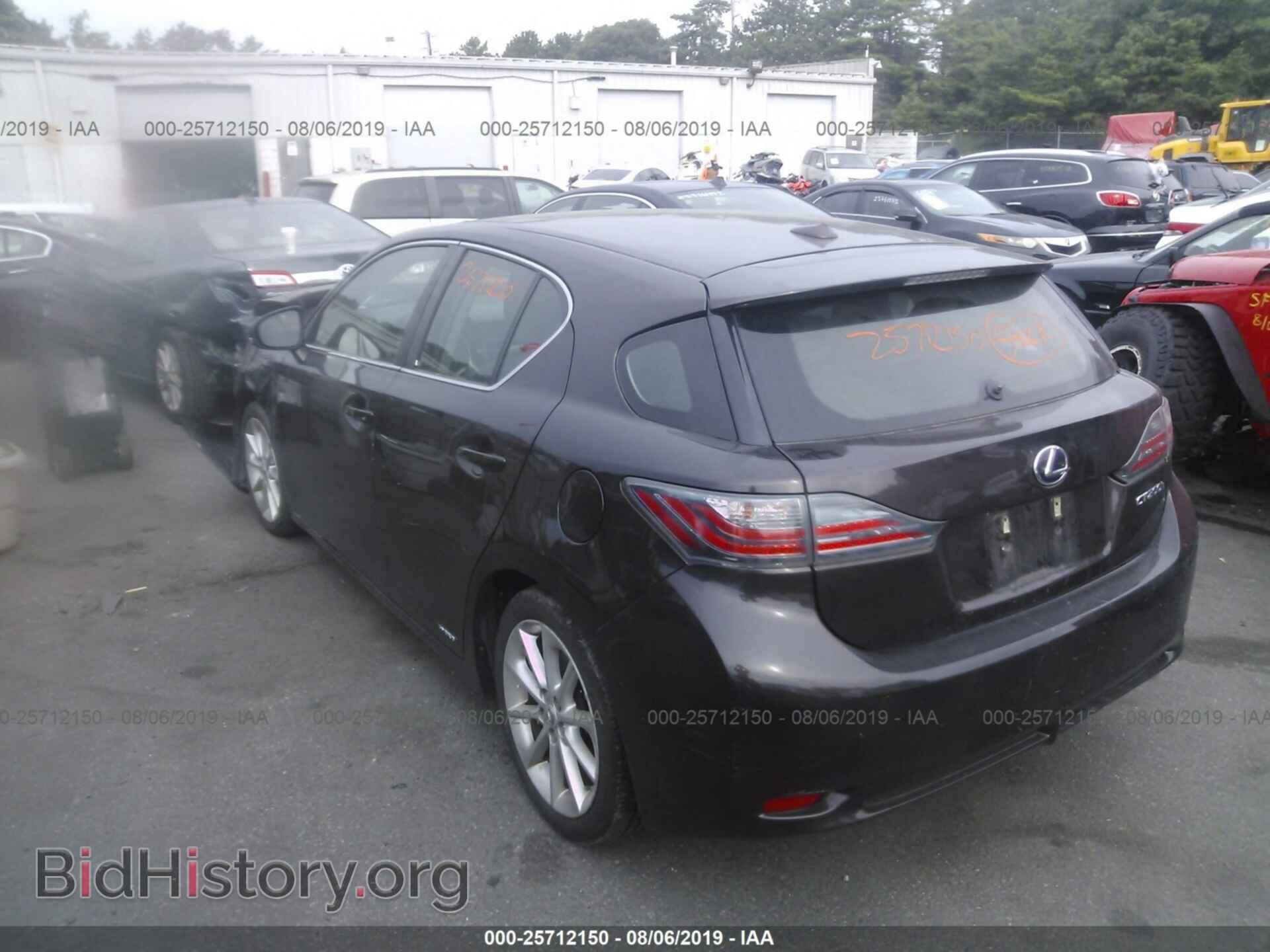 2011 LEXUS CT - VIN: JTHKD5BH8B2015493 - Фото 3