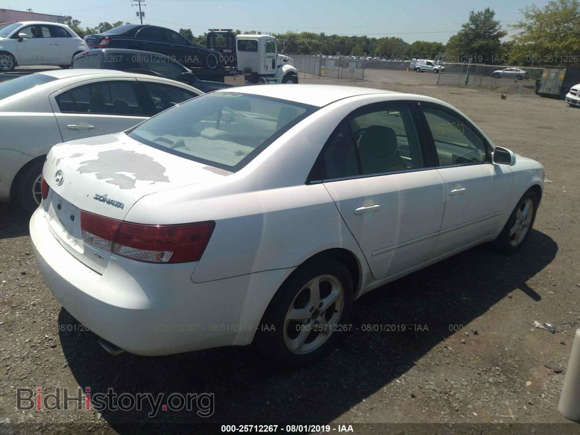 2007 HYUNDAI SONATA - VIN: 5NPEU46F97H181299 - Фото 4