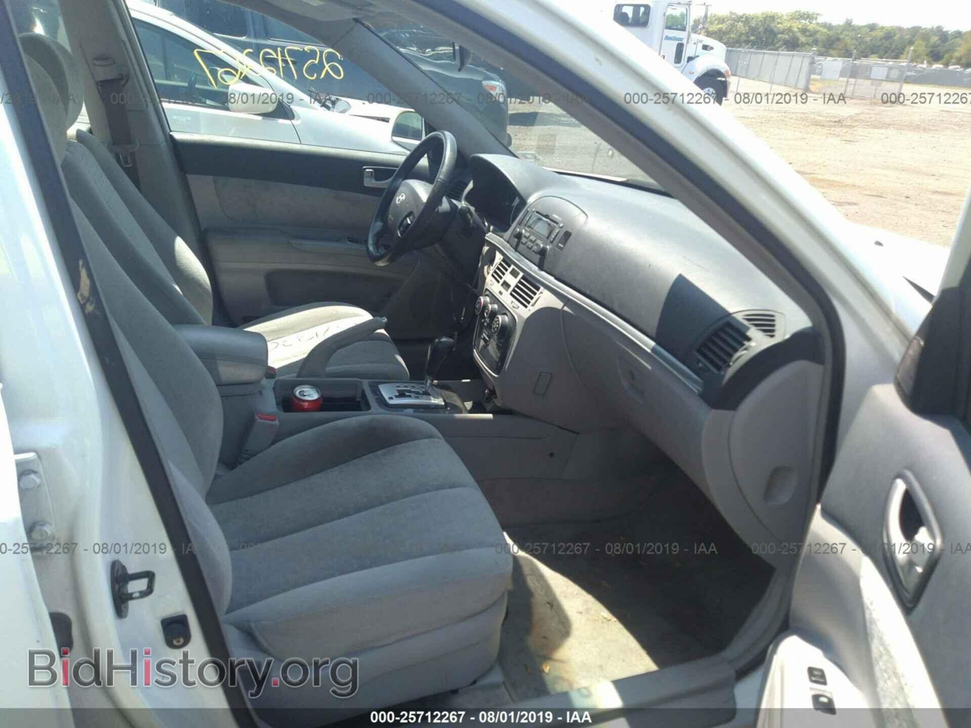 2007 HYUNDAI SONATA - VIN: 5NPEU46F97H181299 - Фото 5