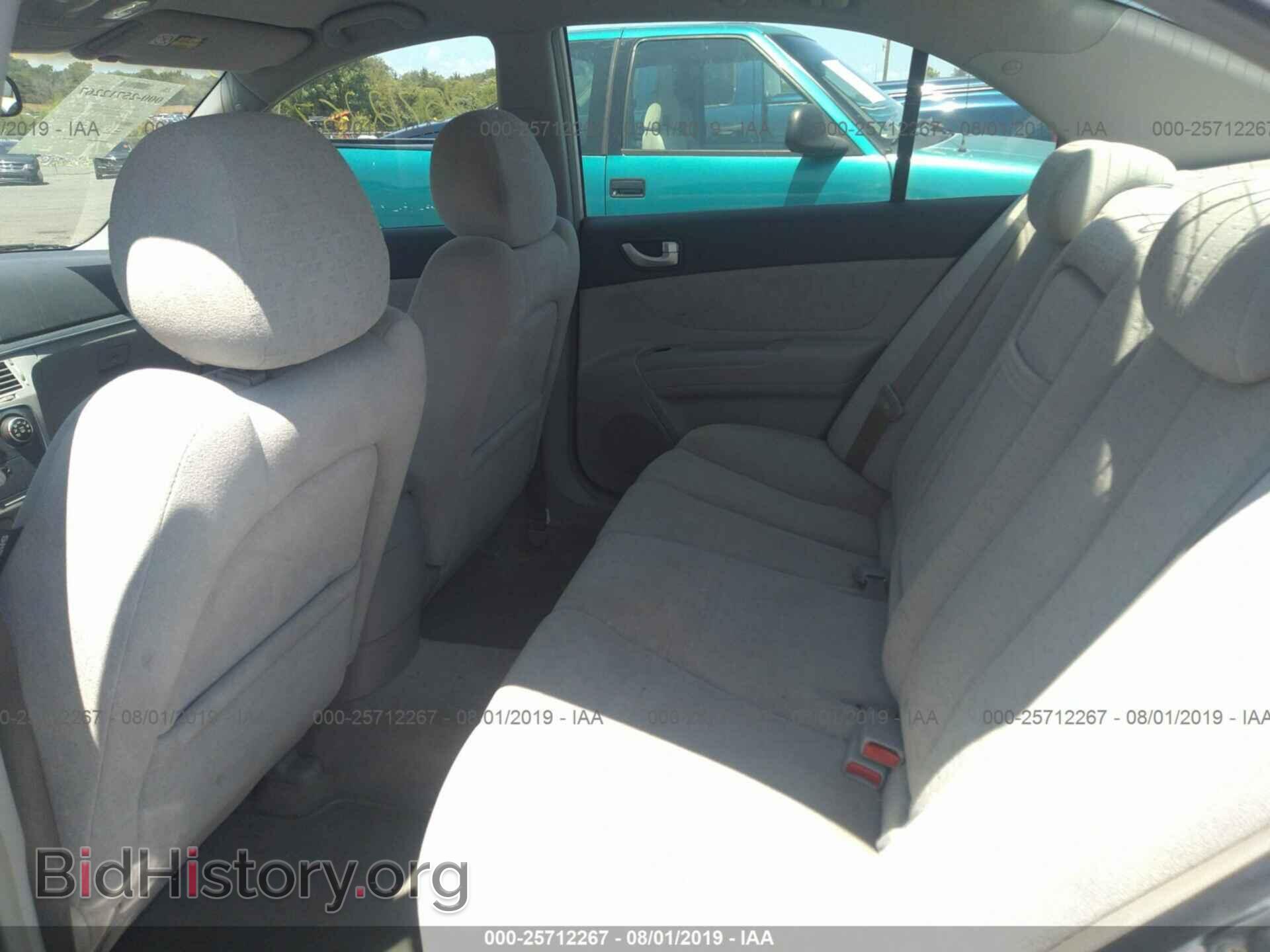 2007 HYUNDAI SONATA - VIN: 5NPEU46F97H181299 - Фото 8