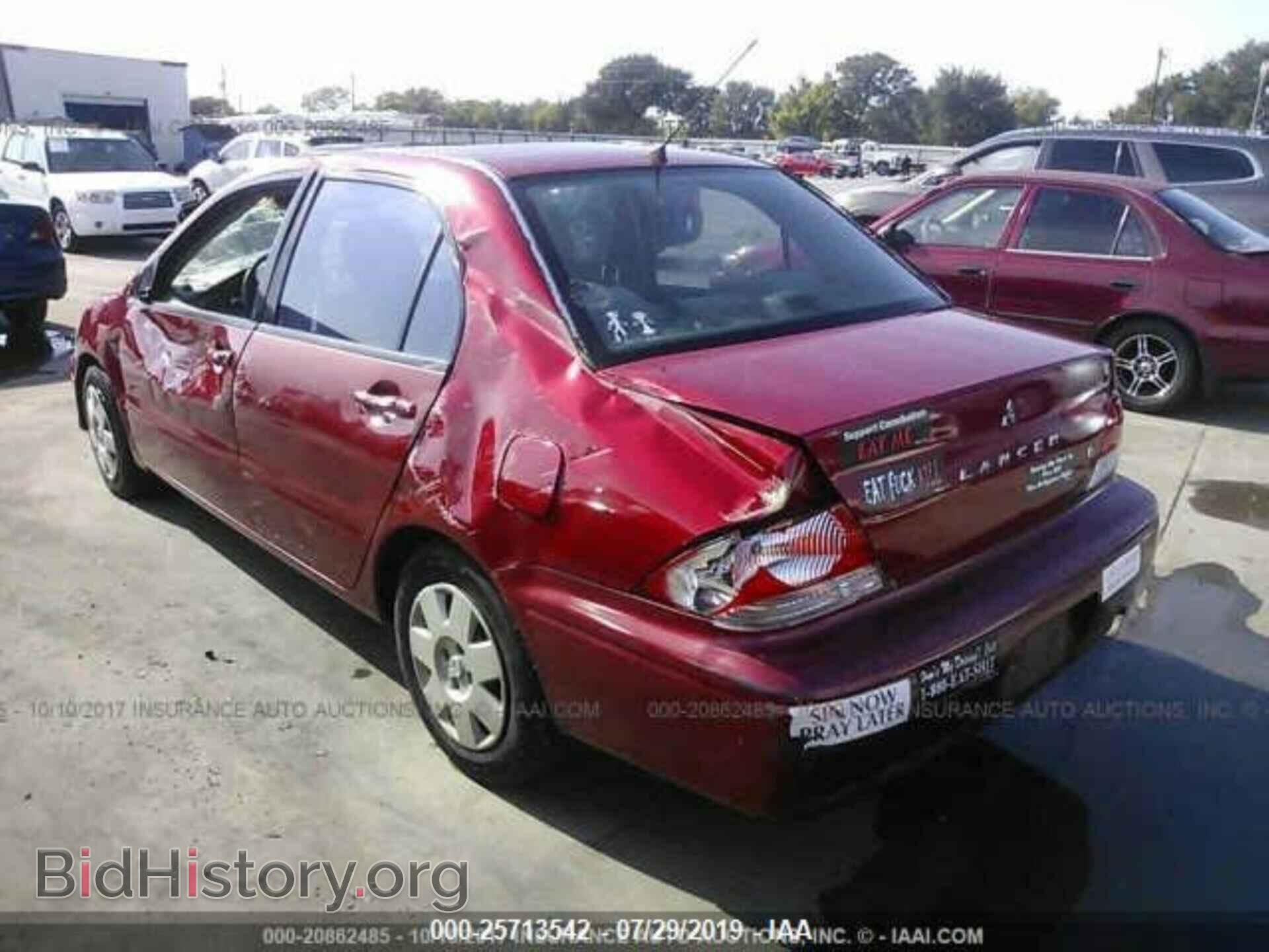 2003 MITSUBISHI LANCER - VIN: JA3AJ26E23U044254 - Фото 3