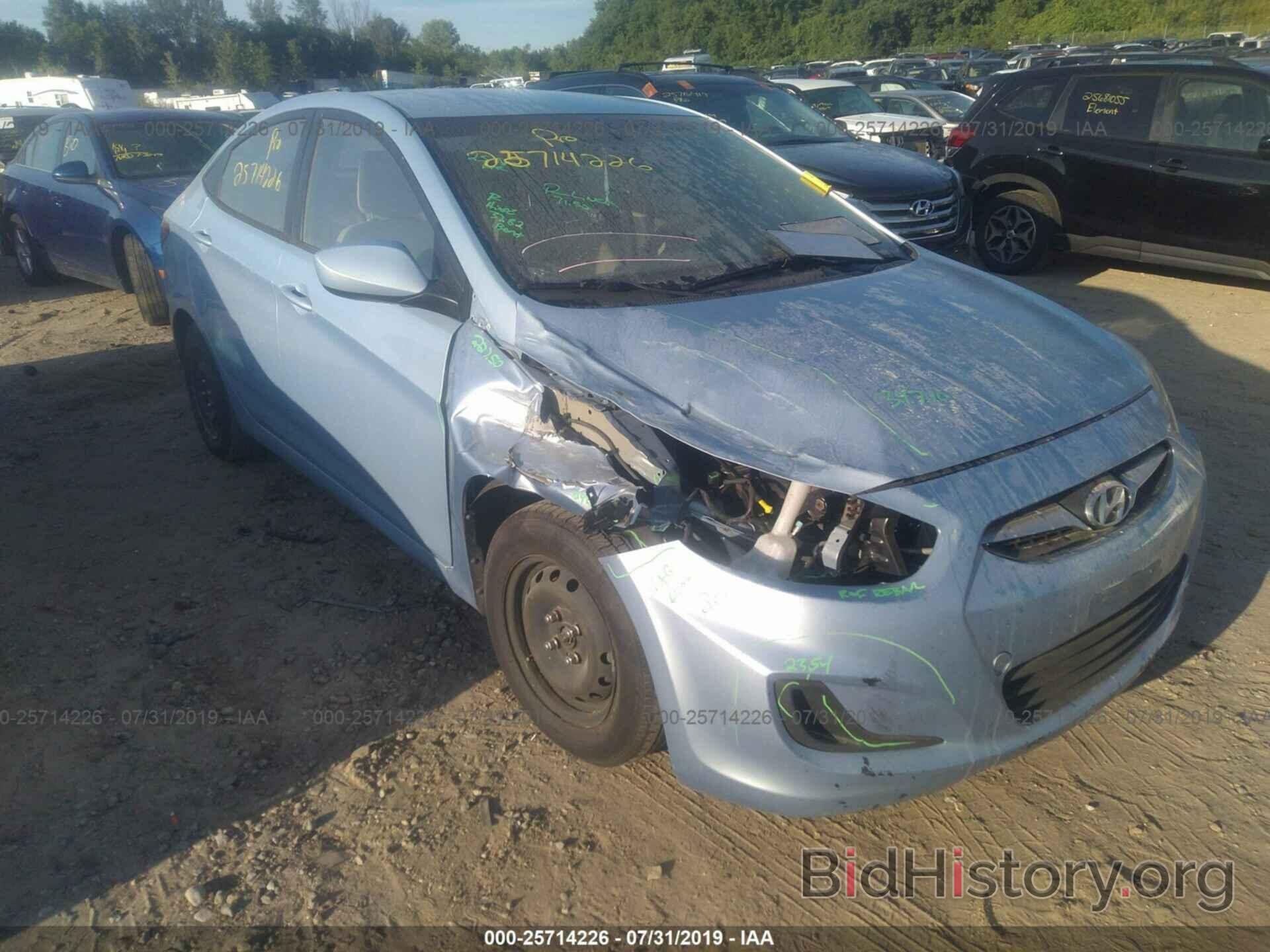 Photo KMHCT4AE8DU490431 - HYUNDAI ACCENT 2013