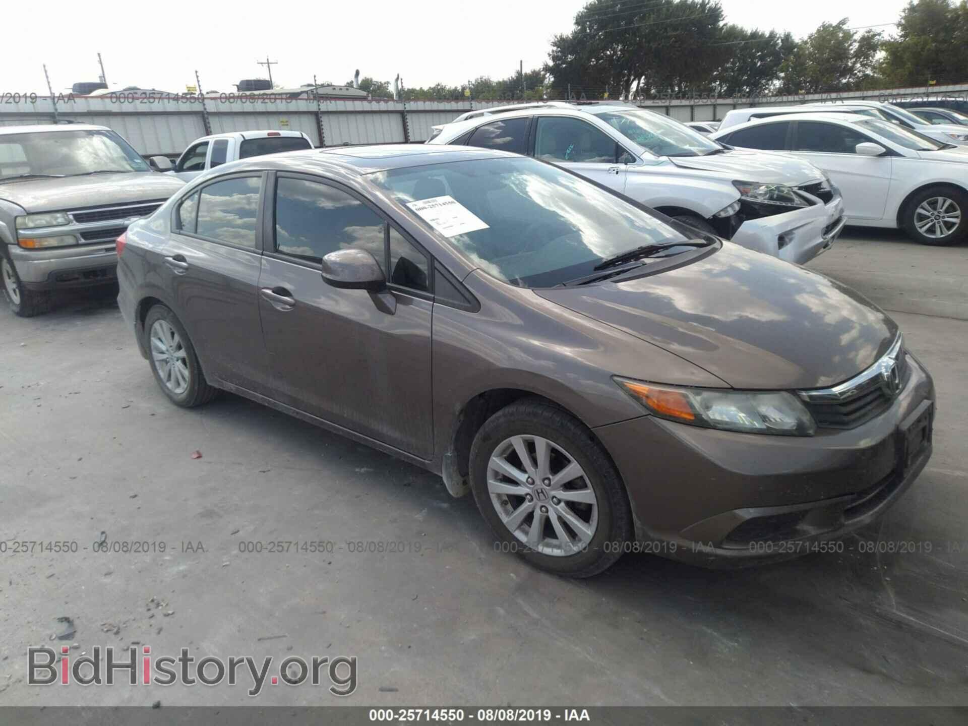 Фотография 2HGFB2F86CH576142 - HONDA CIVIC 2012
