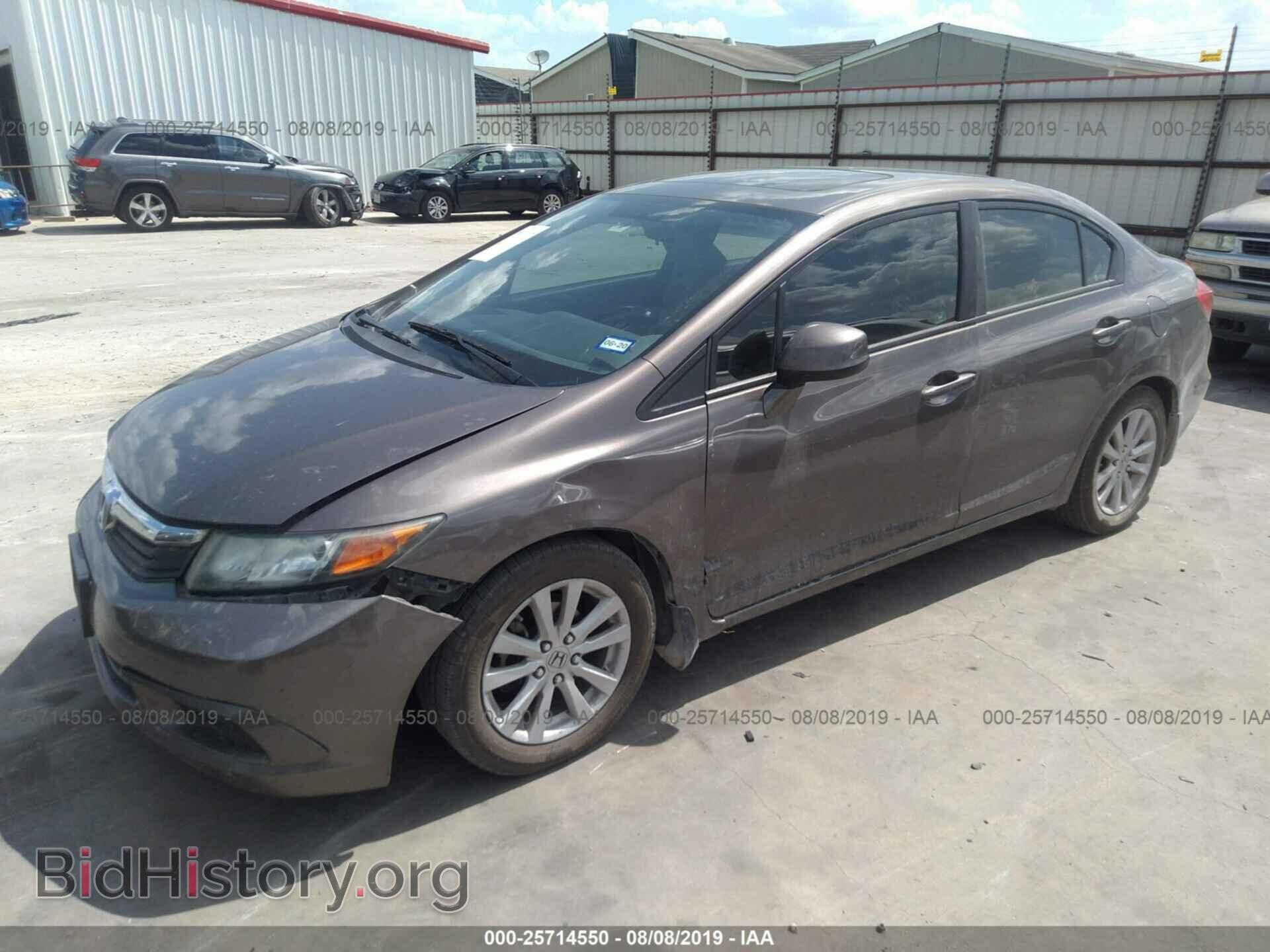 2012 HONDA CIVIC - VIN: 2HGFB2F86CH576142 - Фото 2