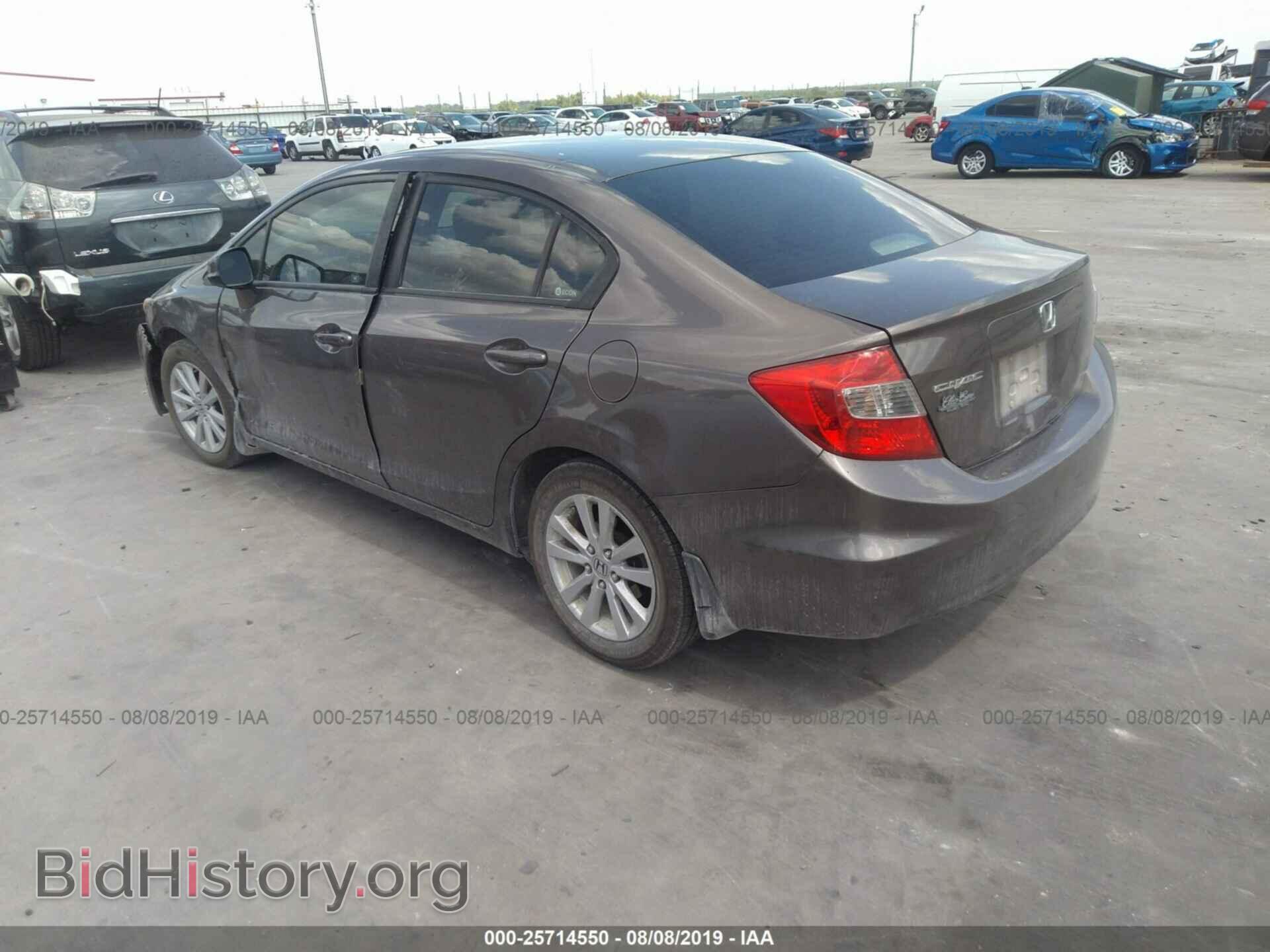 2012 HONDA CIVIC - VIN: 2HGFB2F86CH576142 - Фото 3