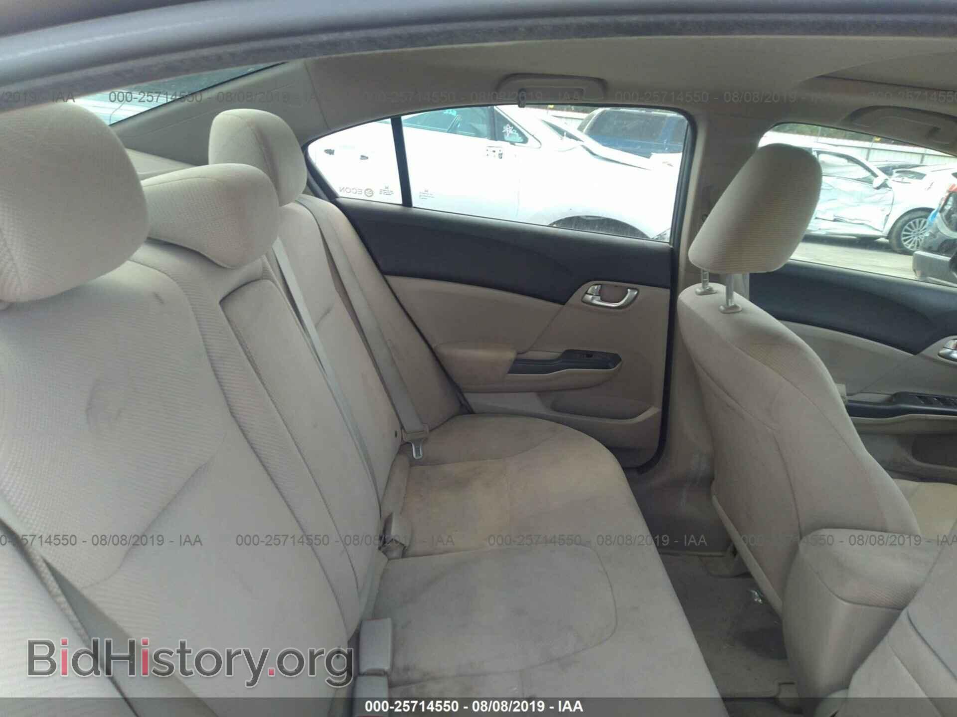 2012 HONDA CIVIC - VIN: 2HGFB2F86CH576142 - Фото 8