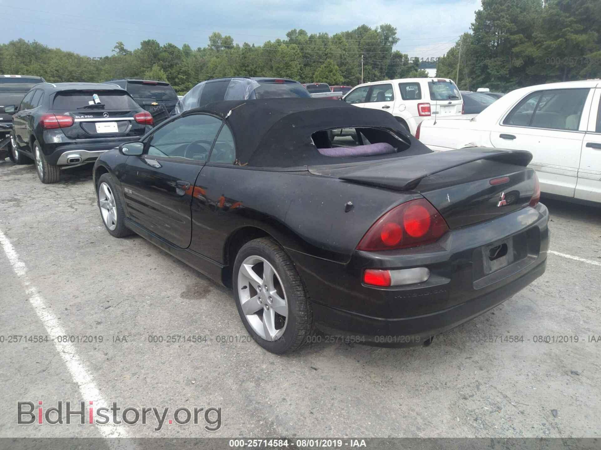 2001 MITSUBISHI ECLIPSE - VIN: 4A3AE85H01E135449 - Фото 3