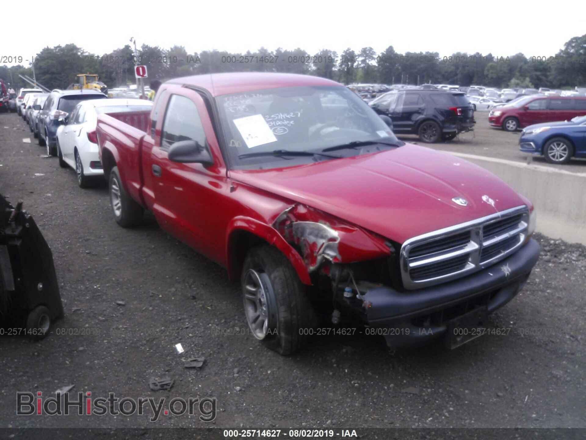 Фотография 1D7HG12KX4S590291 - DODGE DAKOTA 2004