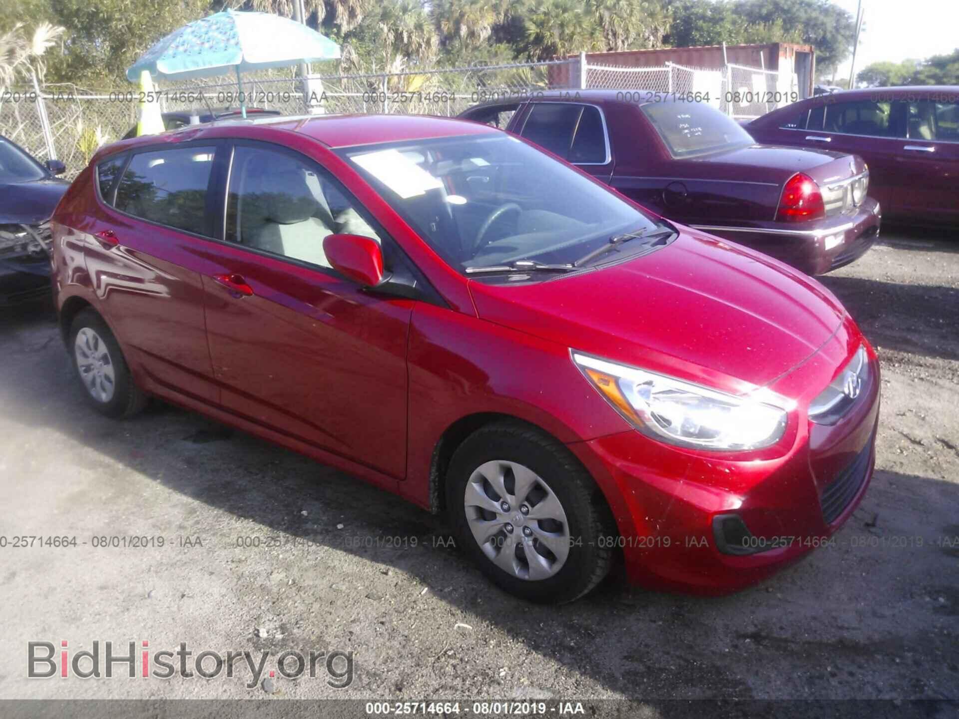 Фотография KMHCT5AE4HU298967 - HYUNDAI ACCENT 2017