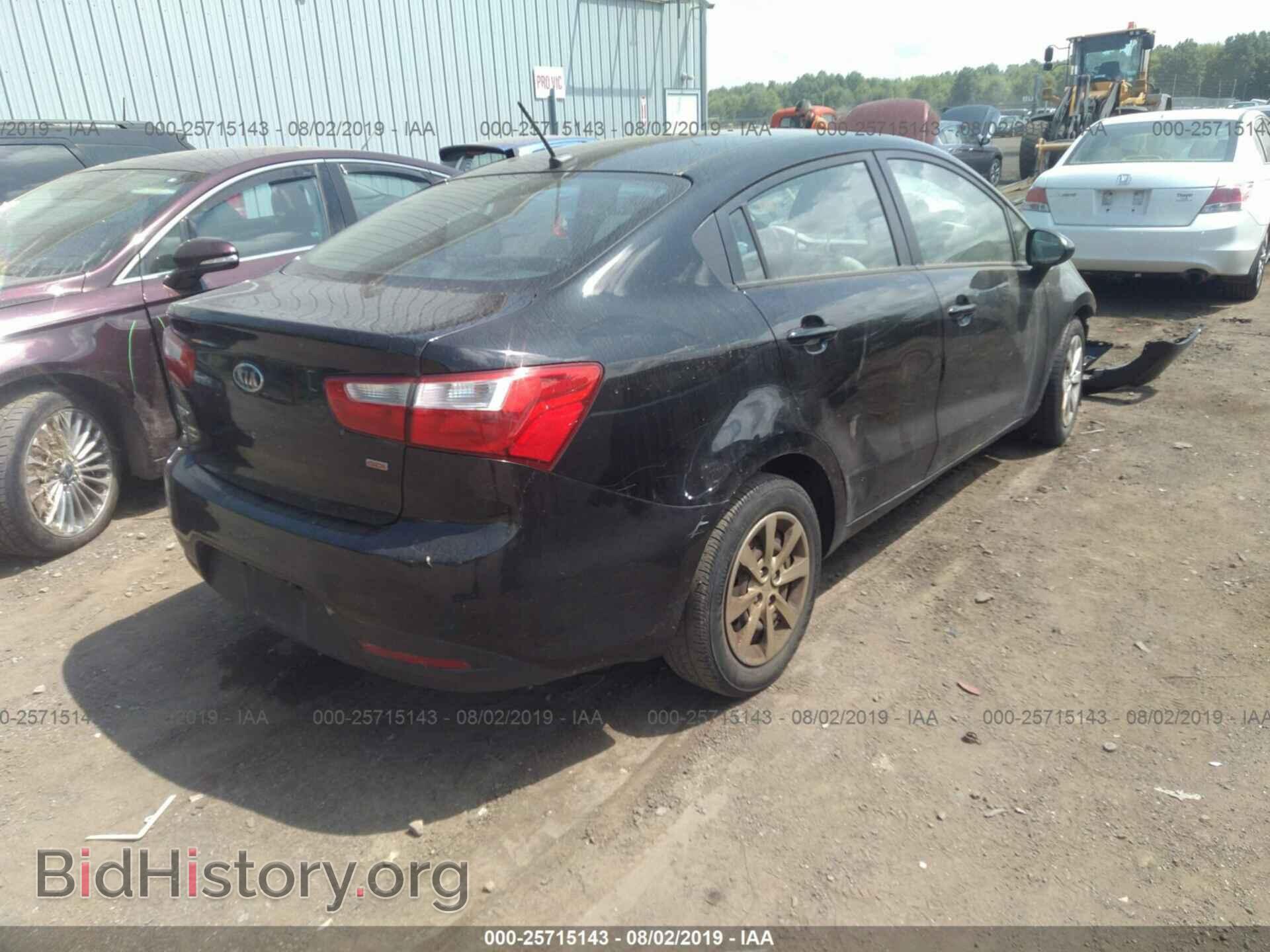 2012 KIA RIO - VIN: KNADM4A31C6087136 - Фото 4