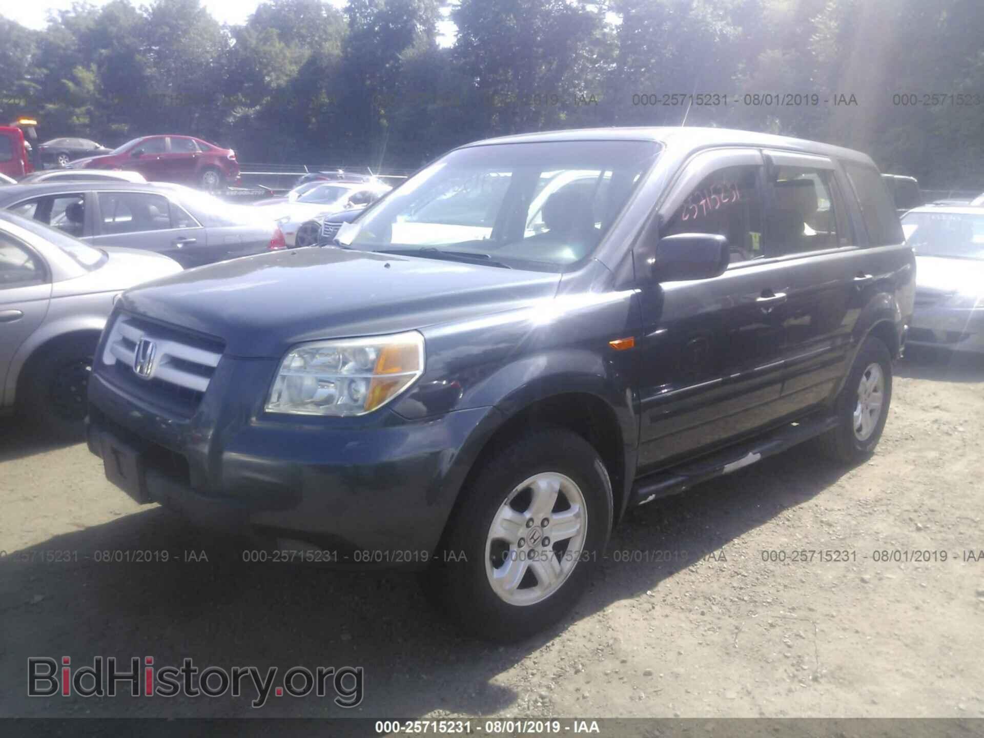 2006 HONDA PILOT - VIN: 2HKYF18186H554063 - Фото 2