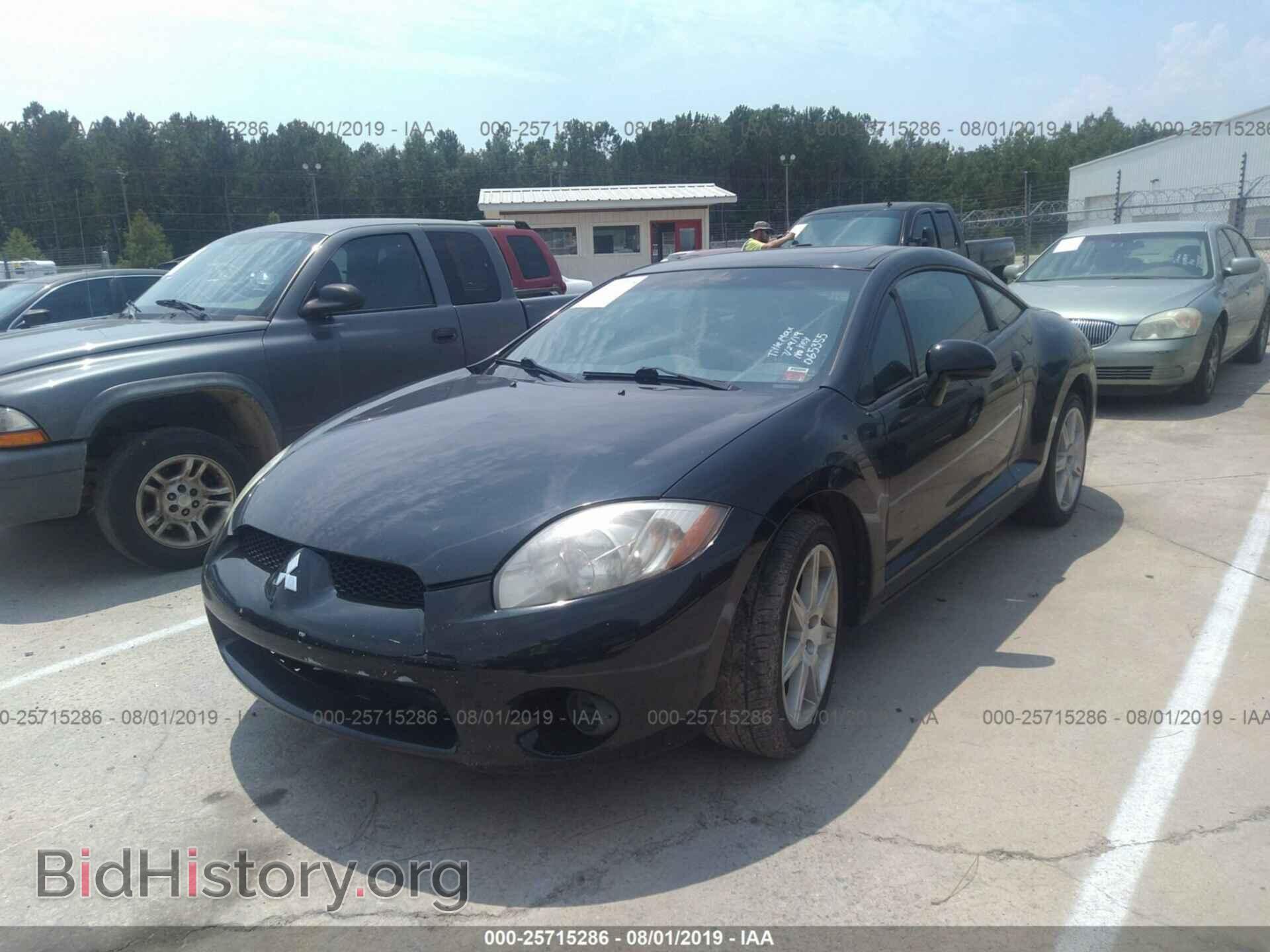 2007 MITSUBISHI ECLIPSE - VIN: 4A3AK64F57E065355 - Фото 2