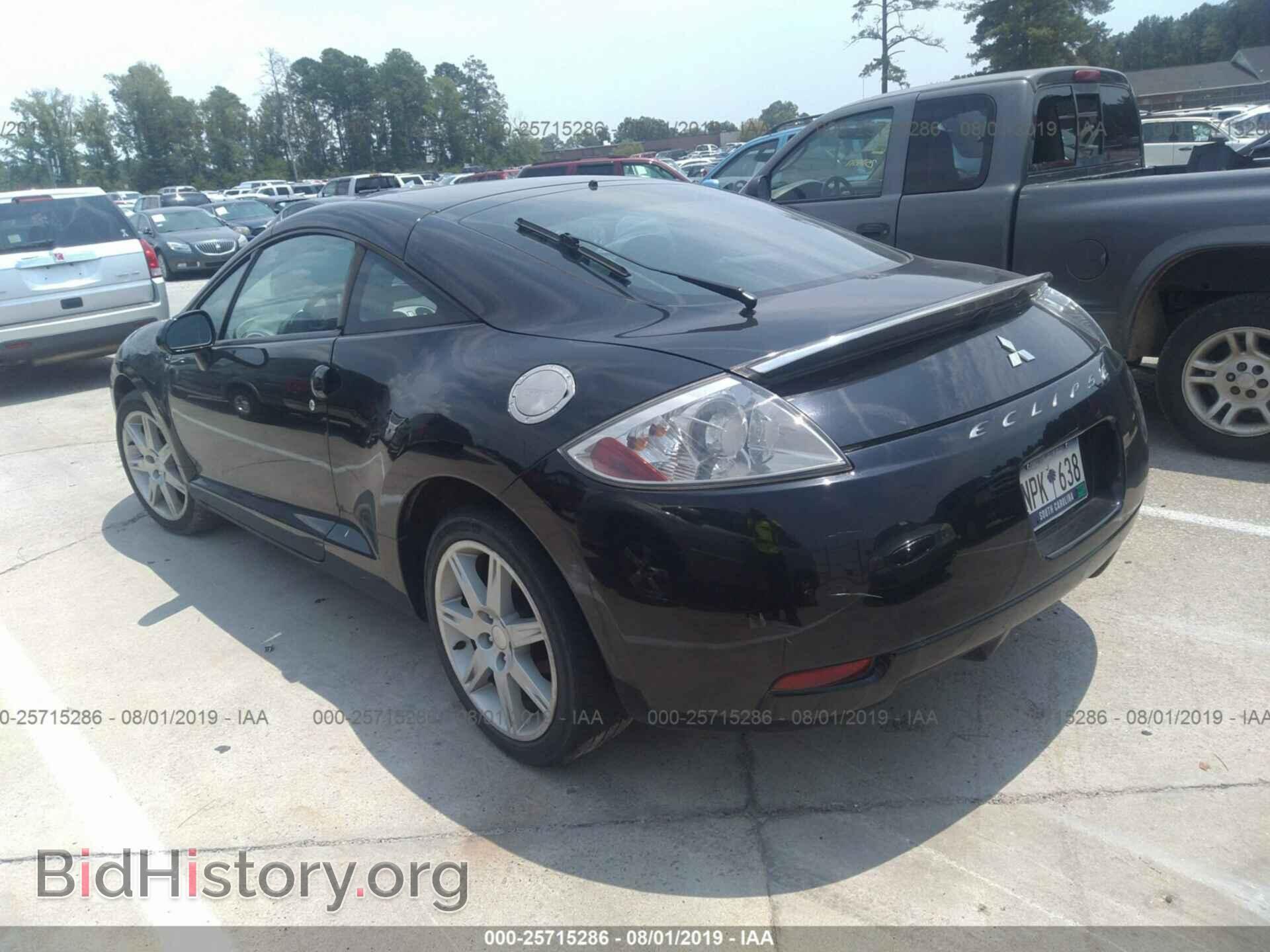 2007 MITSUBISHI ECLIPSE - VIN: 4A3AK64F57E065355 - Фото 3