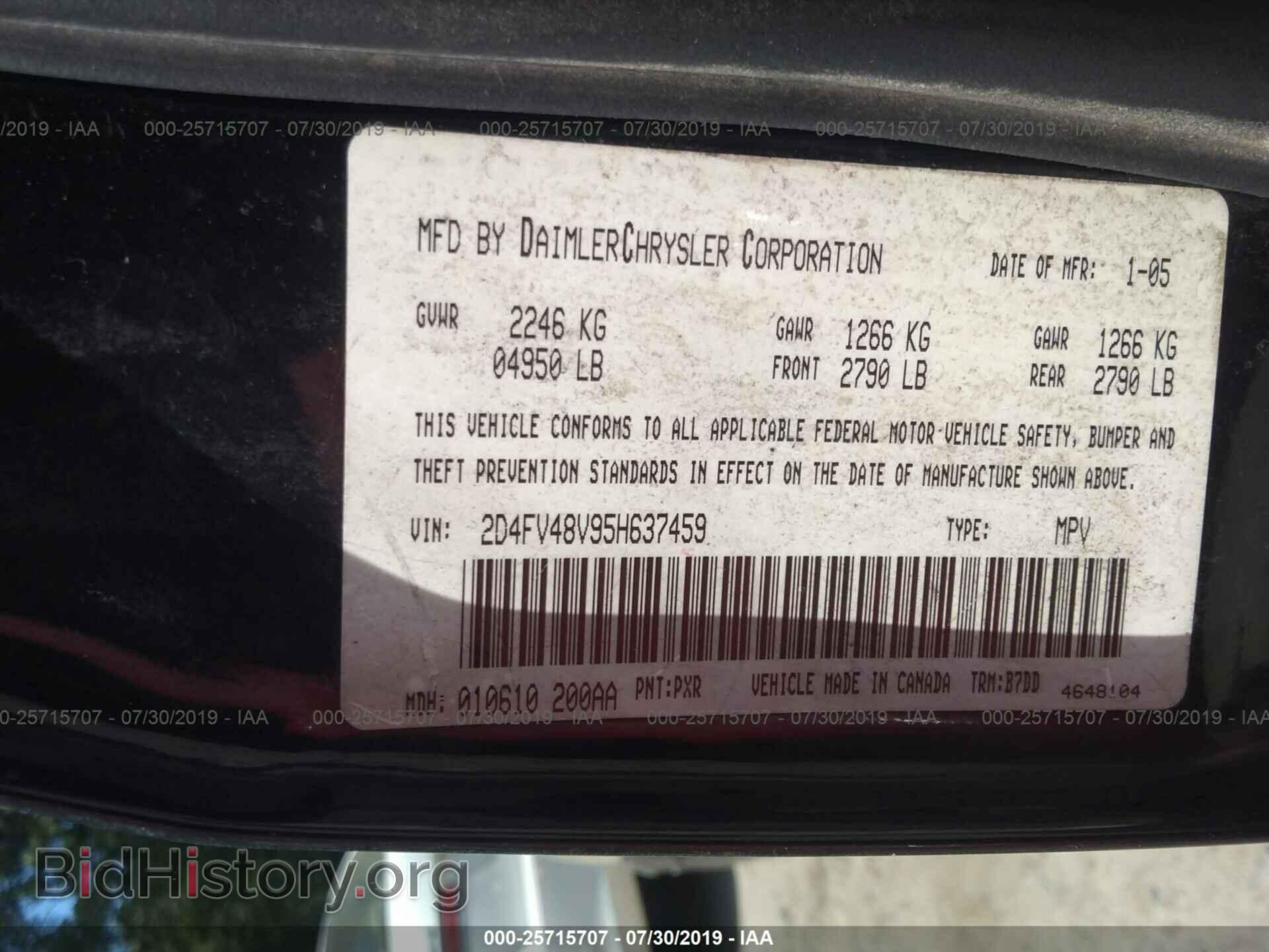 2005 DODGE MAGNUM - VIN: 2D4FV48V95H637459 - Фото 9