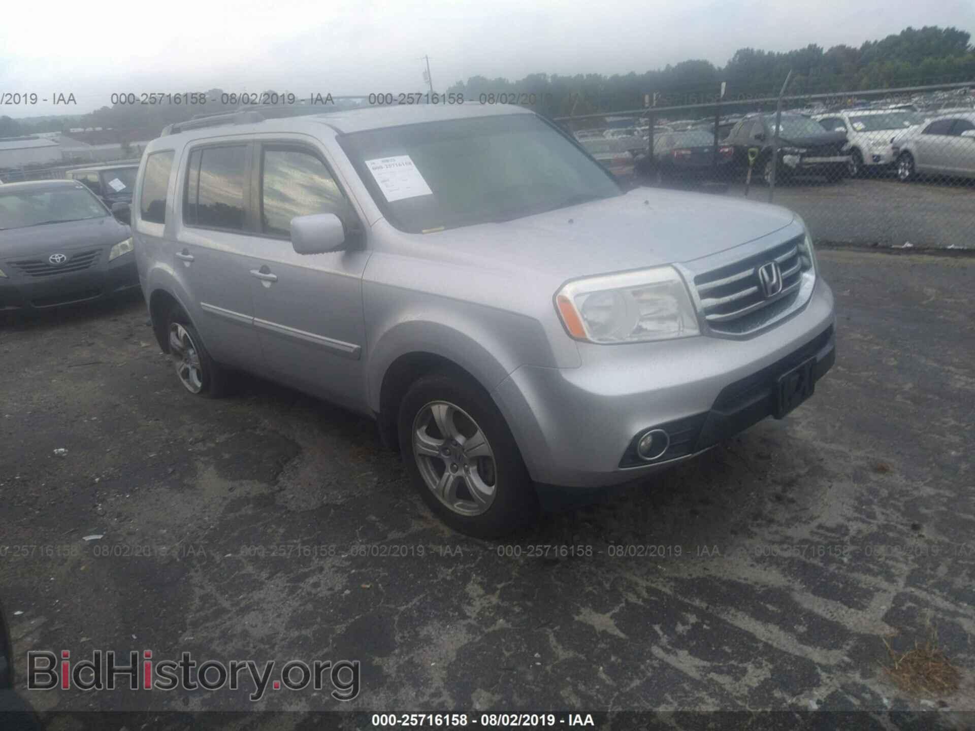 Фотография 5FNYF3H6XCB004882 - HONDA PILOT 2012