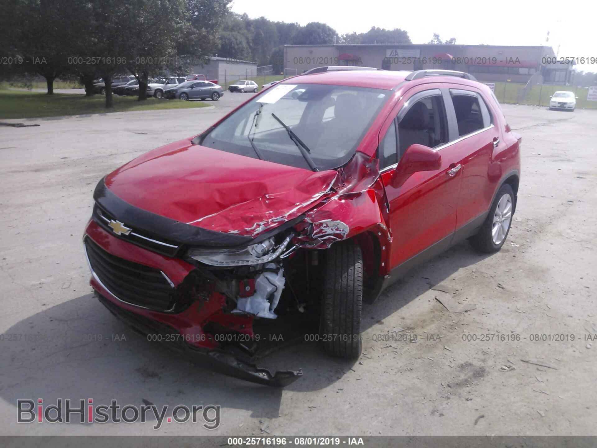 2017 CHEVROLET TRAX - VIN: 3GNCJRSB7HL201610 - Фото 2