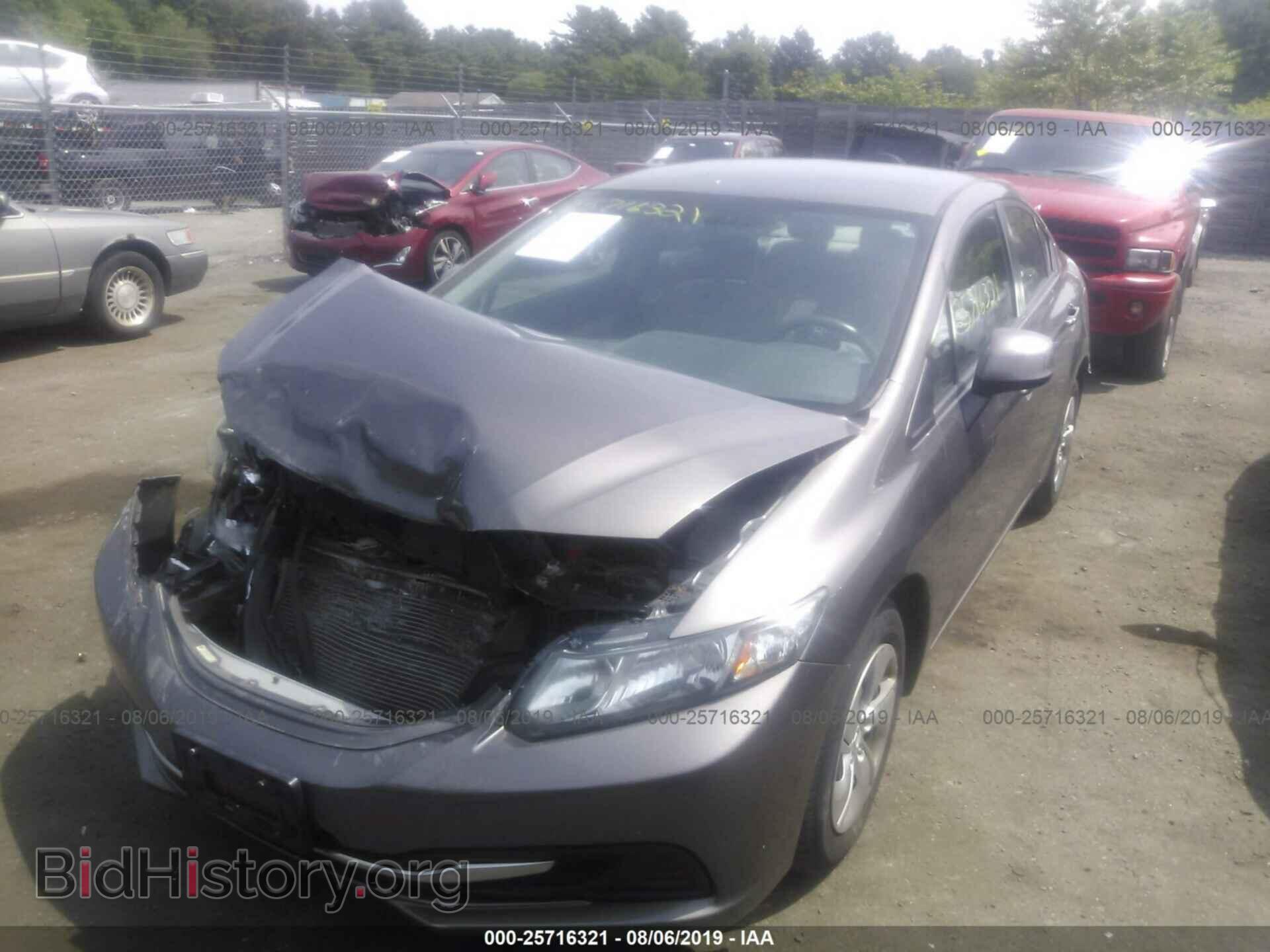2013 HONDA CIVIC - VIN: 2HGFB2F58DH548365 - Фото 2