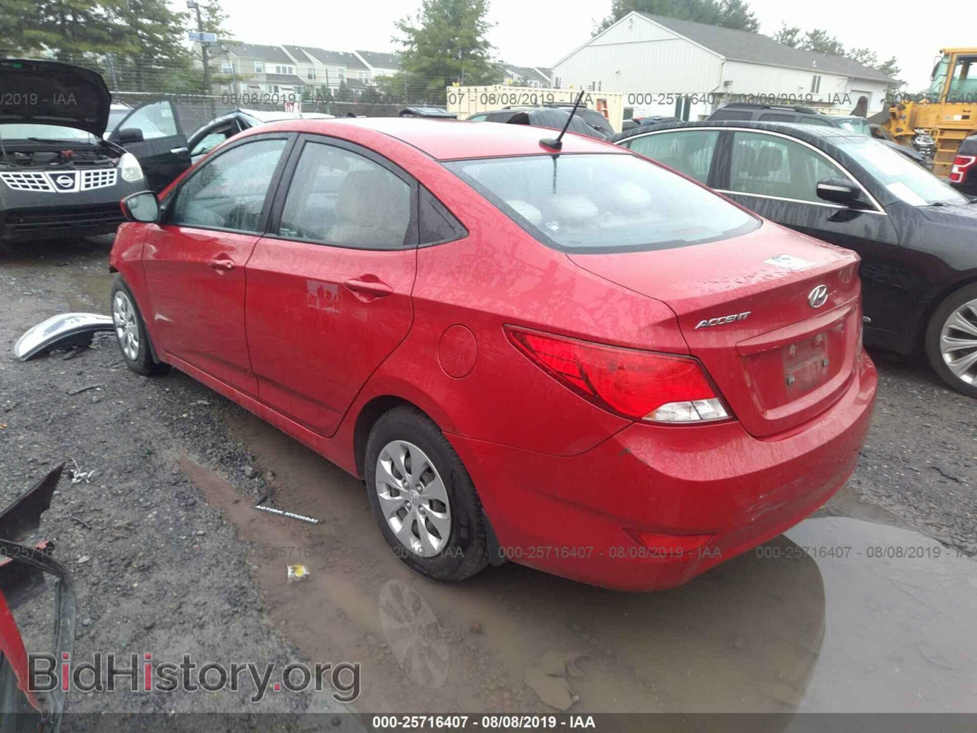2016 HYUNDAI ACCENT - VIN: KMHCT4AE2GU016902 - Фото 3