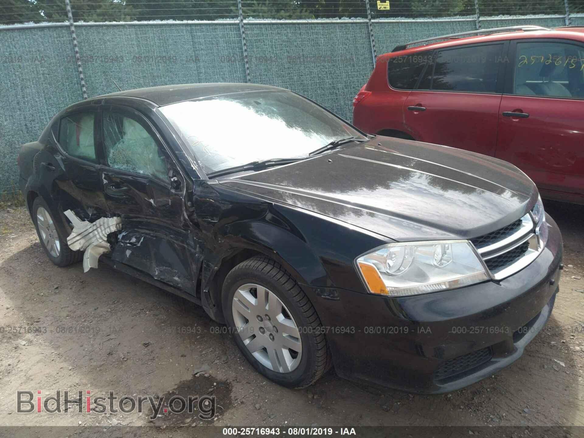 Фотография 1C3CDZAB9CN325733 - DODGE AVENGER 2012