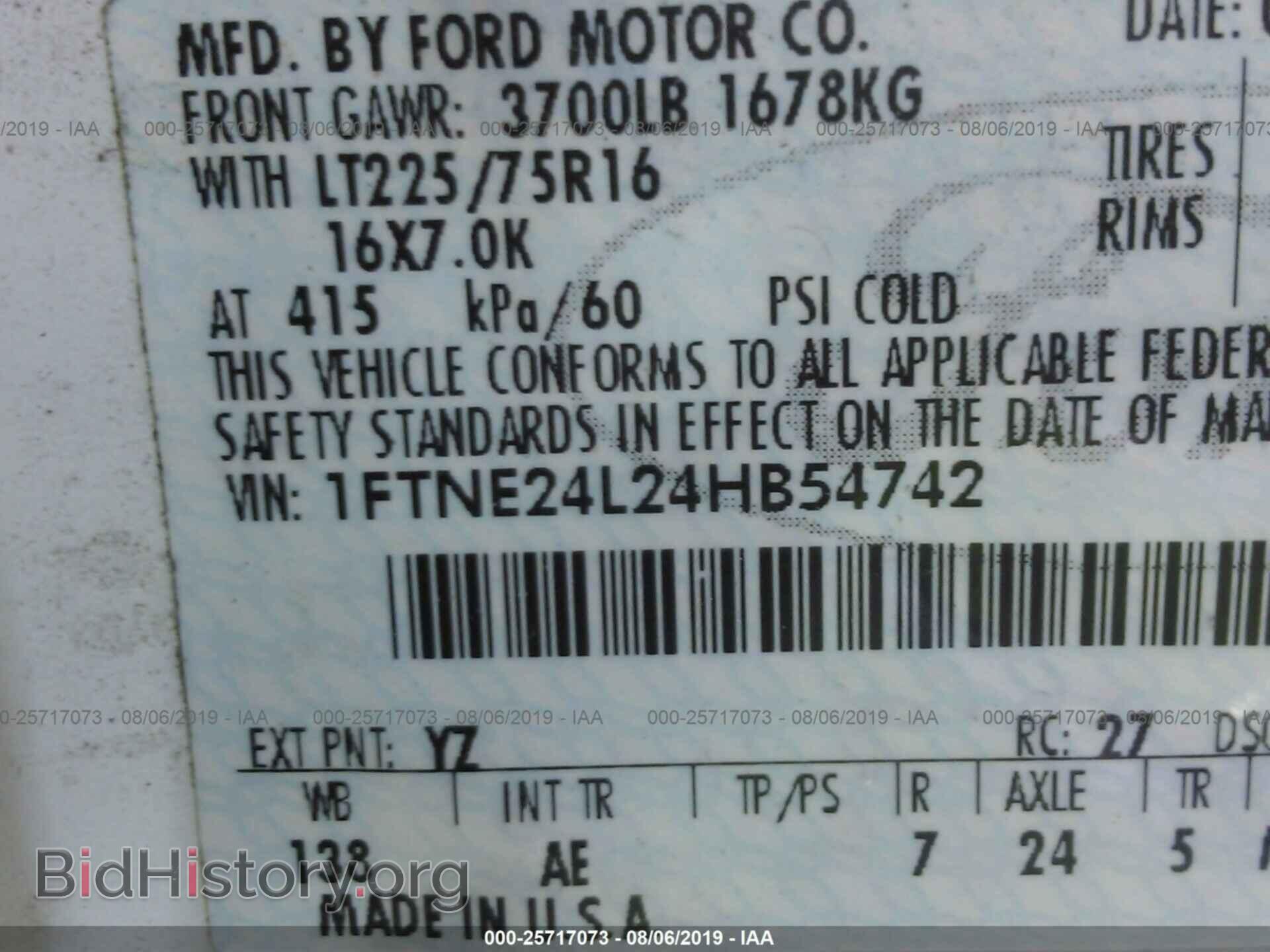 2004 FORD ECONOLINE - VIN: 1FTNE24L24HB54742 - Photo 9