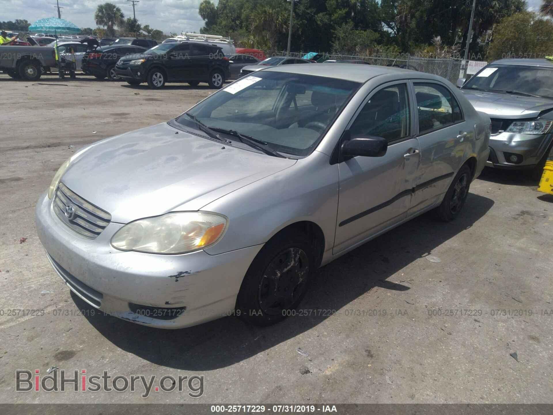 2003 TOYOTA COROLLA - VIN: JTDBR32E230005973 - Фото 2