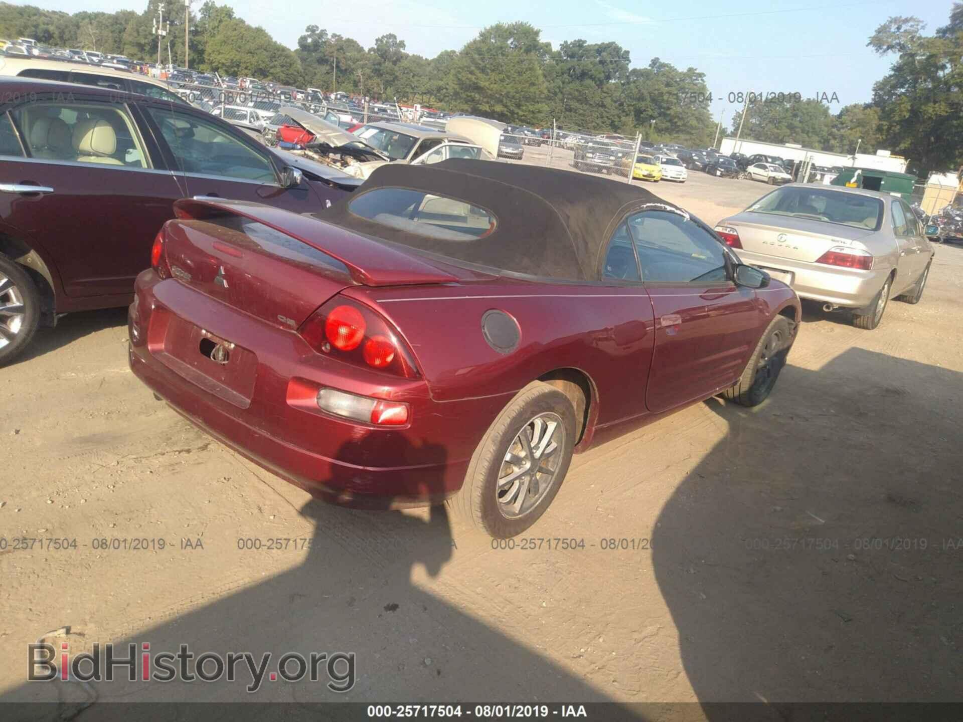 2002 MITSUBISHI ECLIPSE - VIN: 4A3AE45G52E104795 - Фото 4