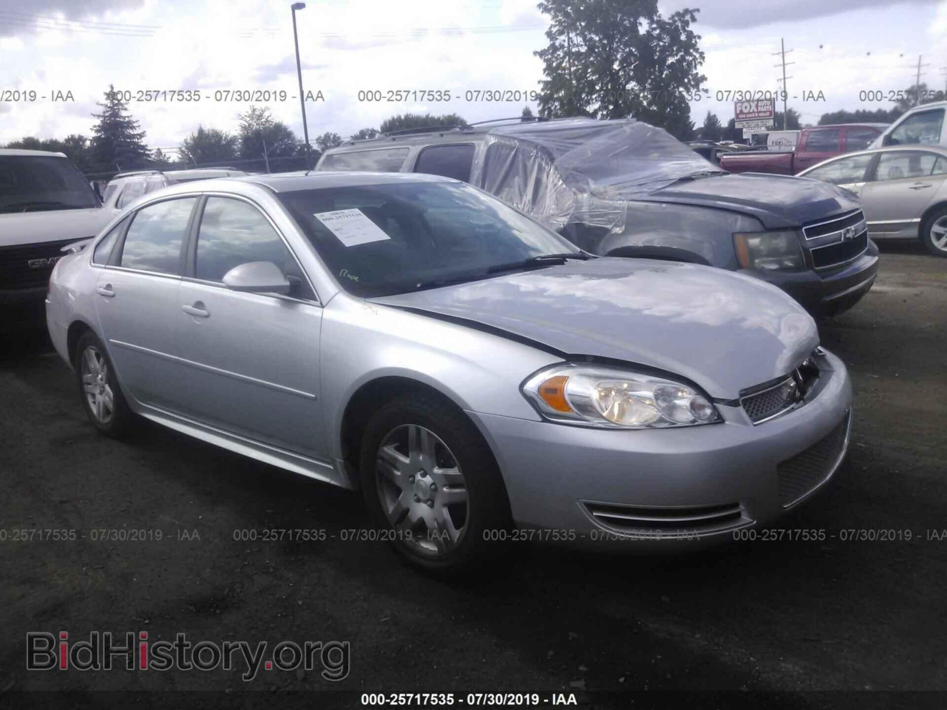 Фотография 2G1WG5E35C1260708 - CHEVROLET IMPALA 2012