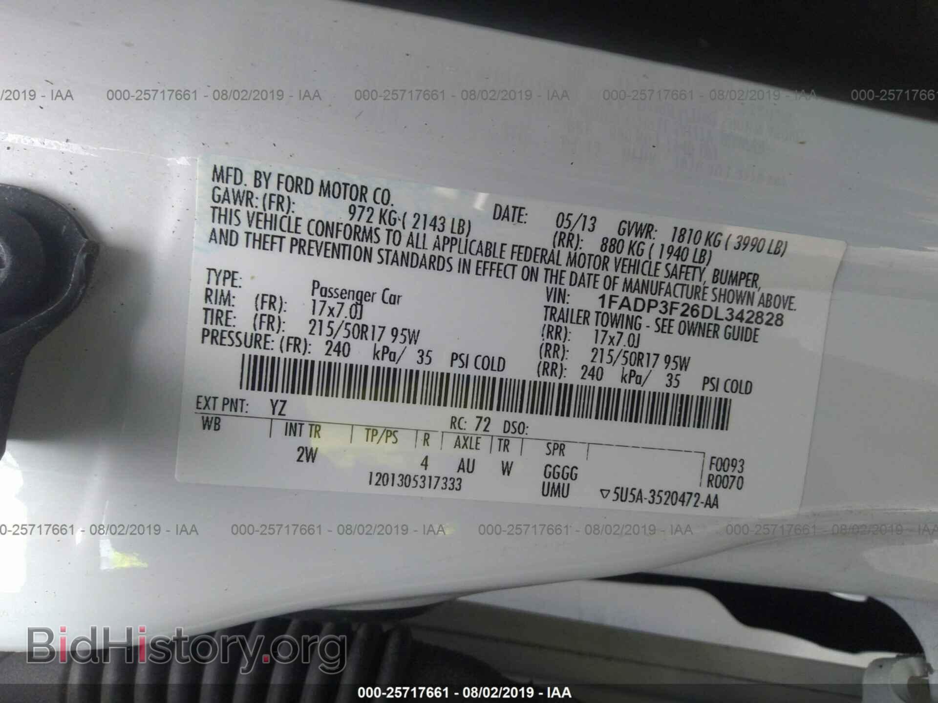 2013 FORD FOCUS - VIN: 1FADP3F26DL342828 - Photo 9