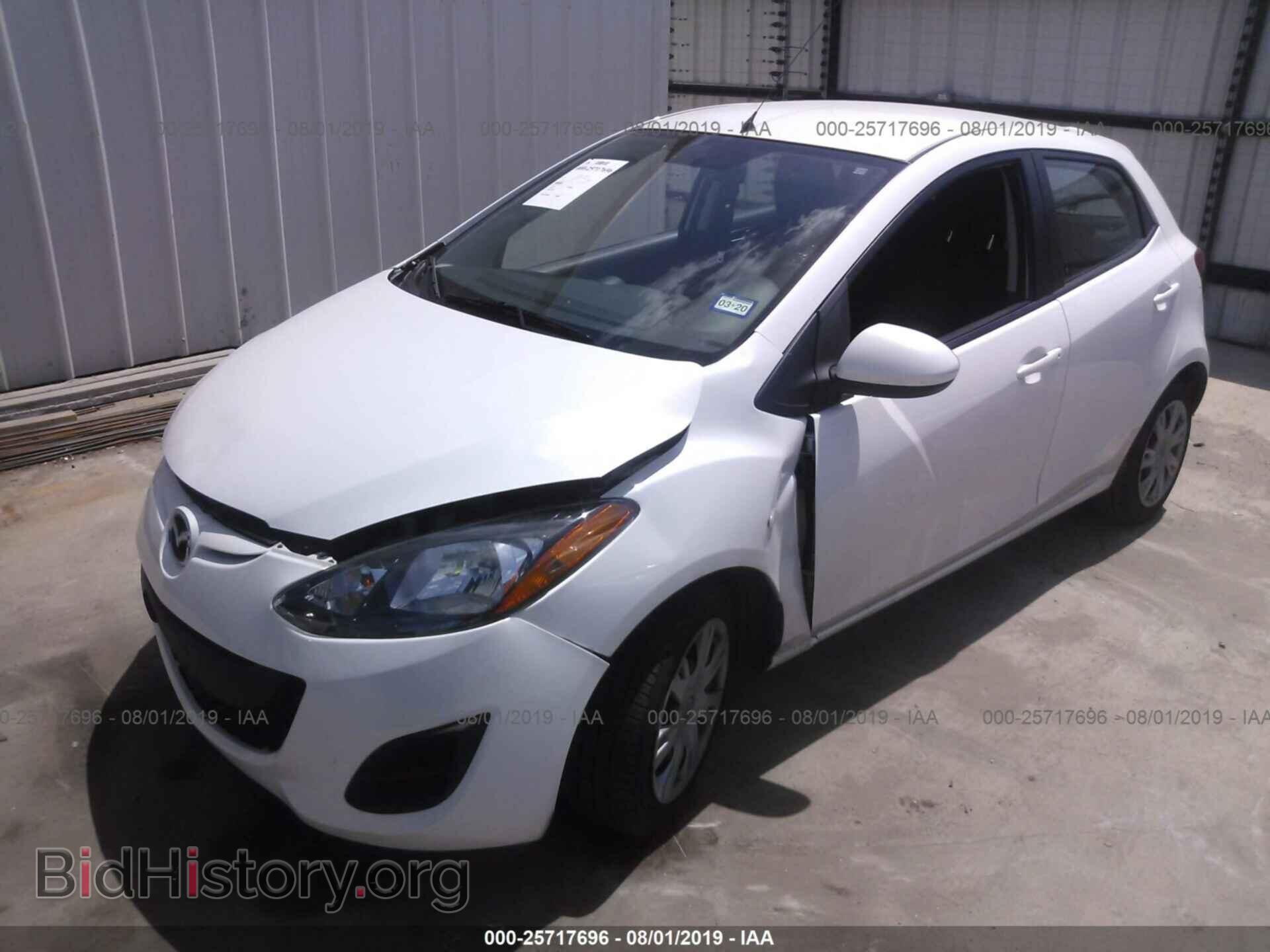 2011 MAZDA MAZDA2 - VIN: JM1DE1HY9B0119803 - Фото 2