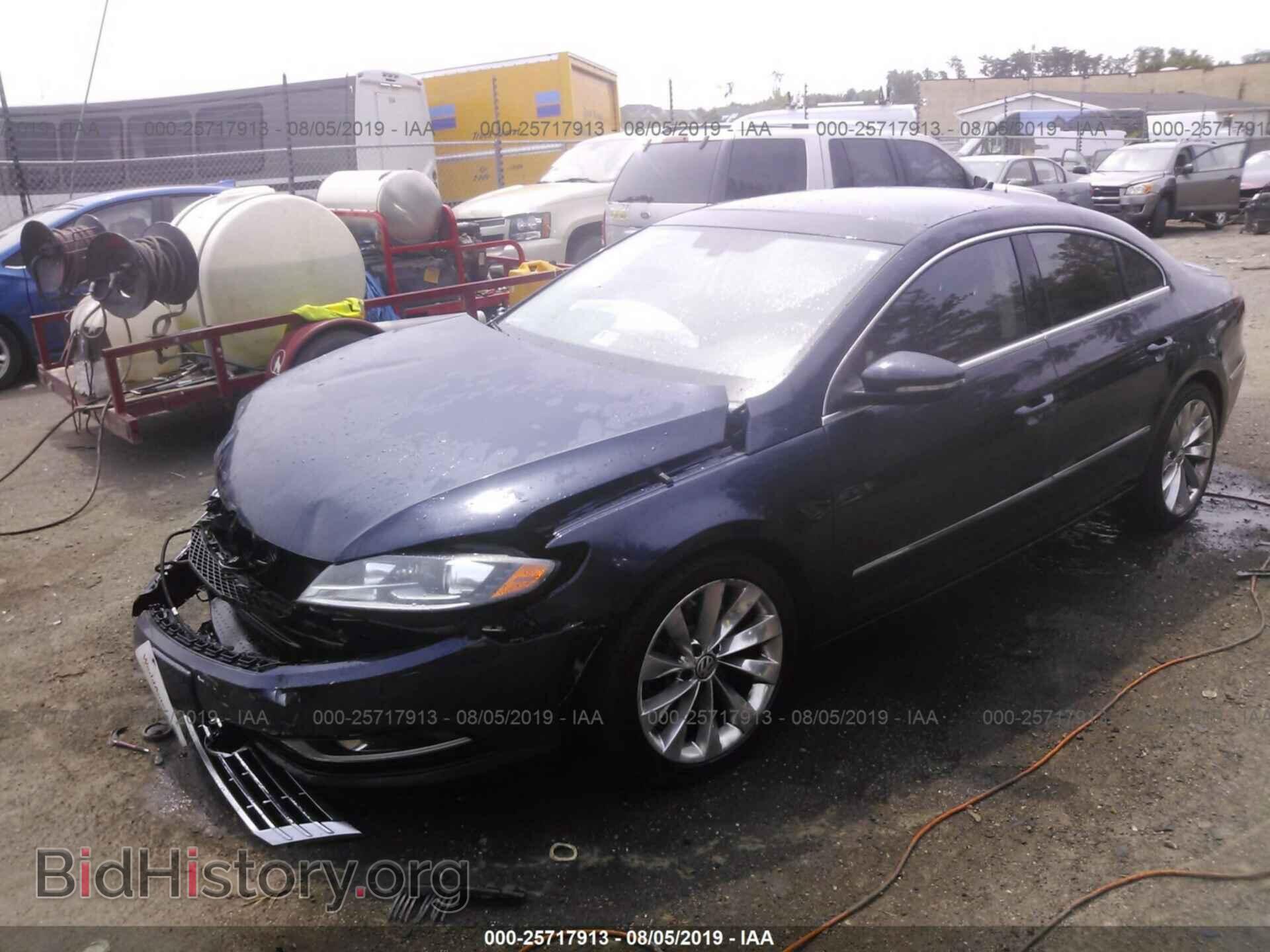 2013 VOLKSWAGEN CC - VIN: WVWGU7AN2DE525267 - Фото 2