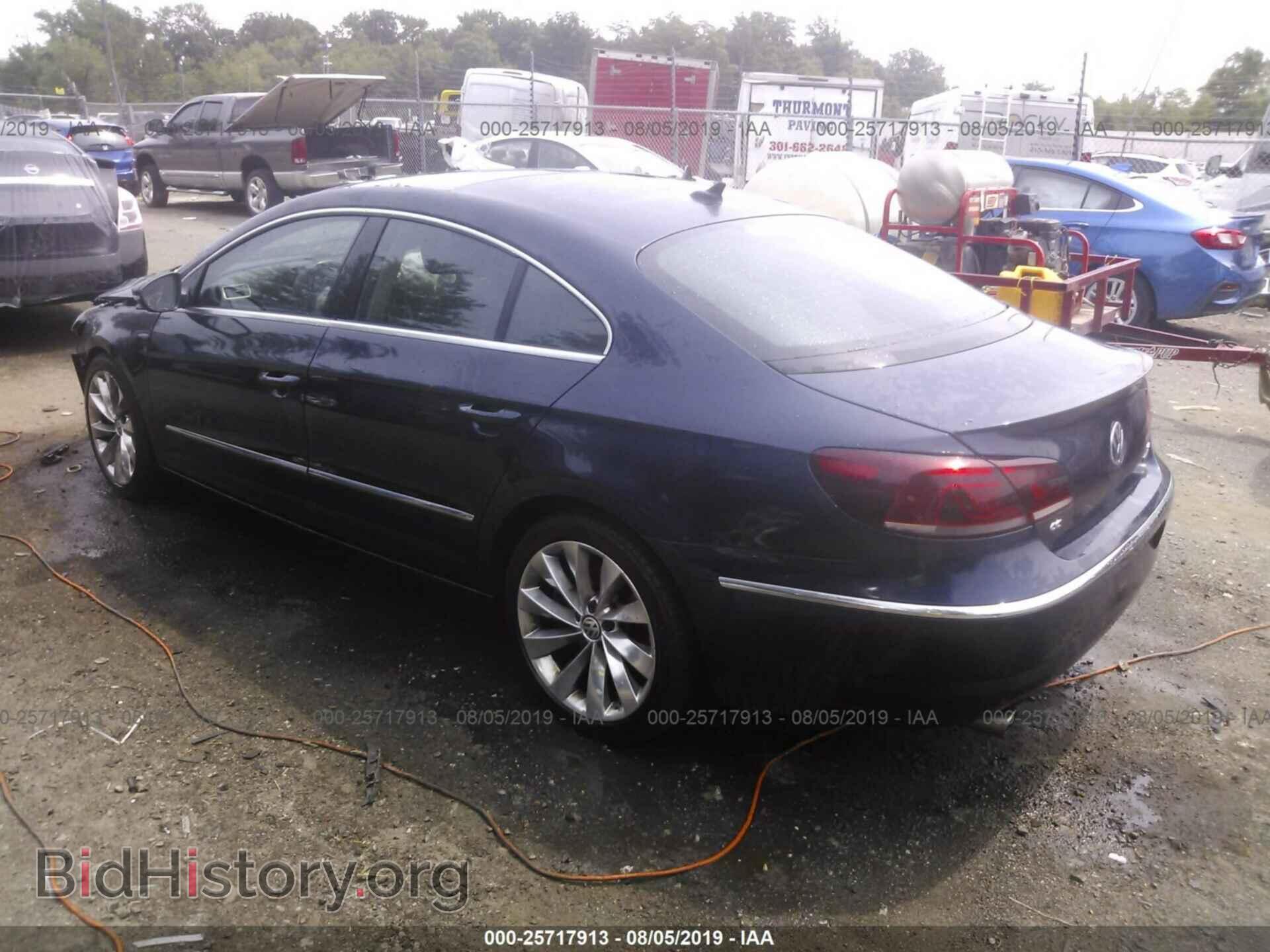 2013 VOLKSWAGEN CC - VIN: WVWGU7AN2DE525267 - Фото 3