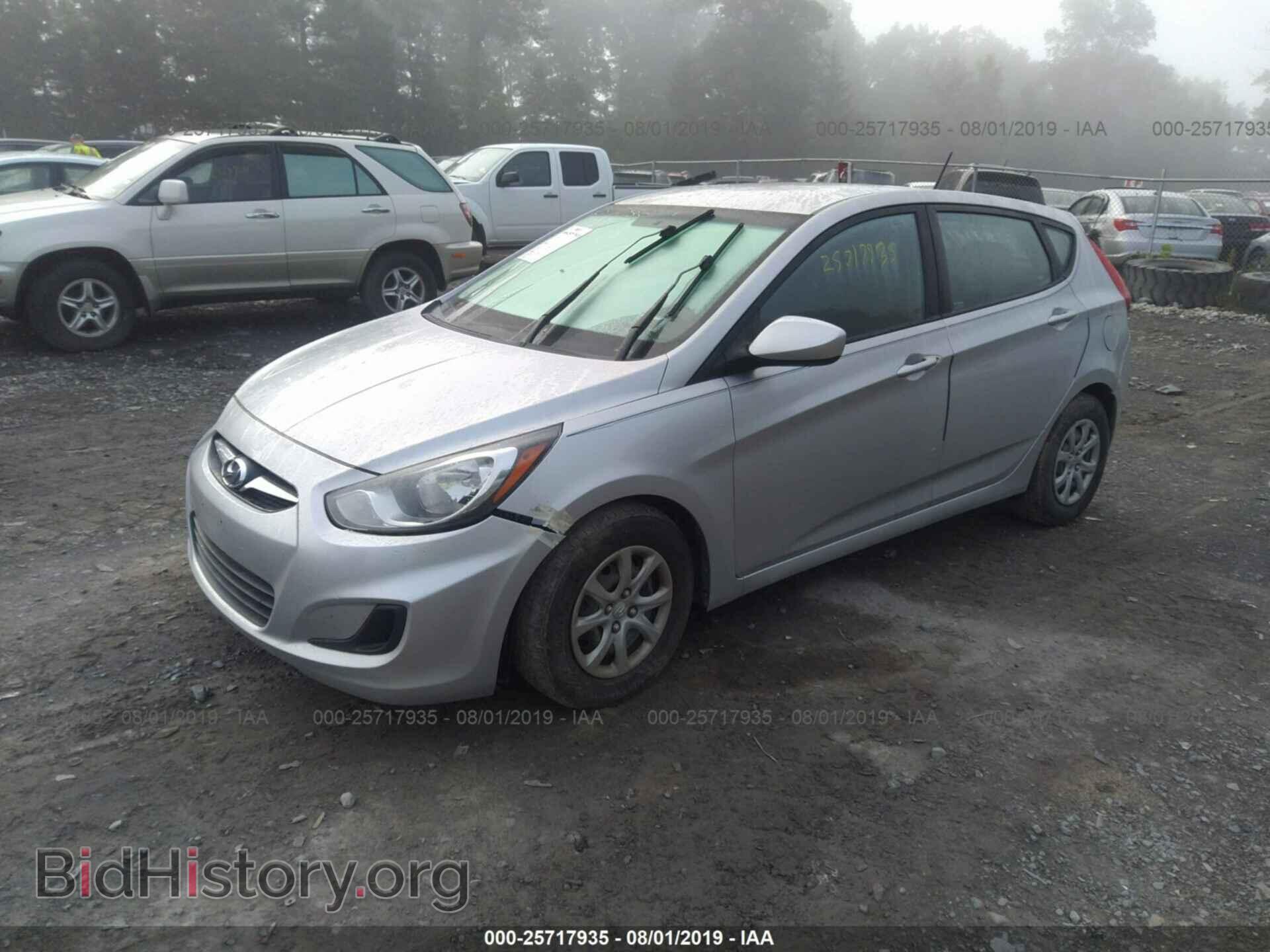 2012 HYUNDAI ACCENT - VIN: KMHCT5AE1CU008144 - Фото 2