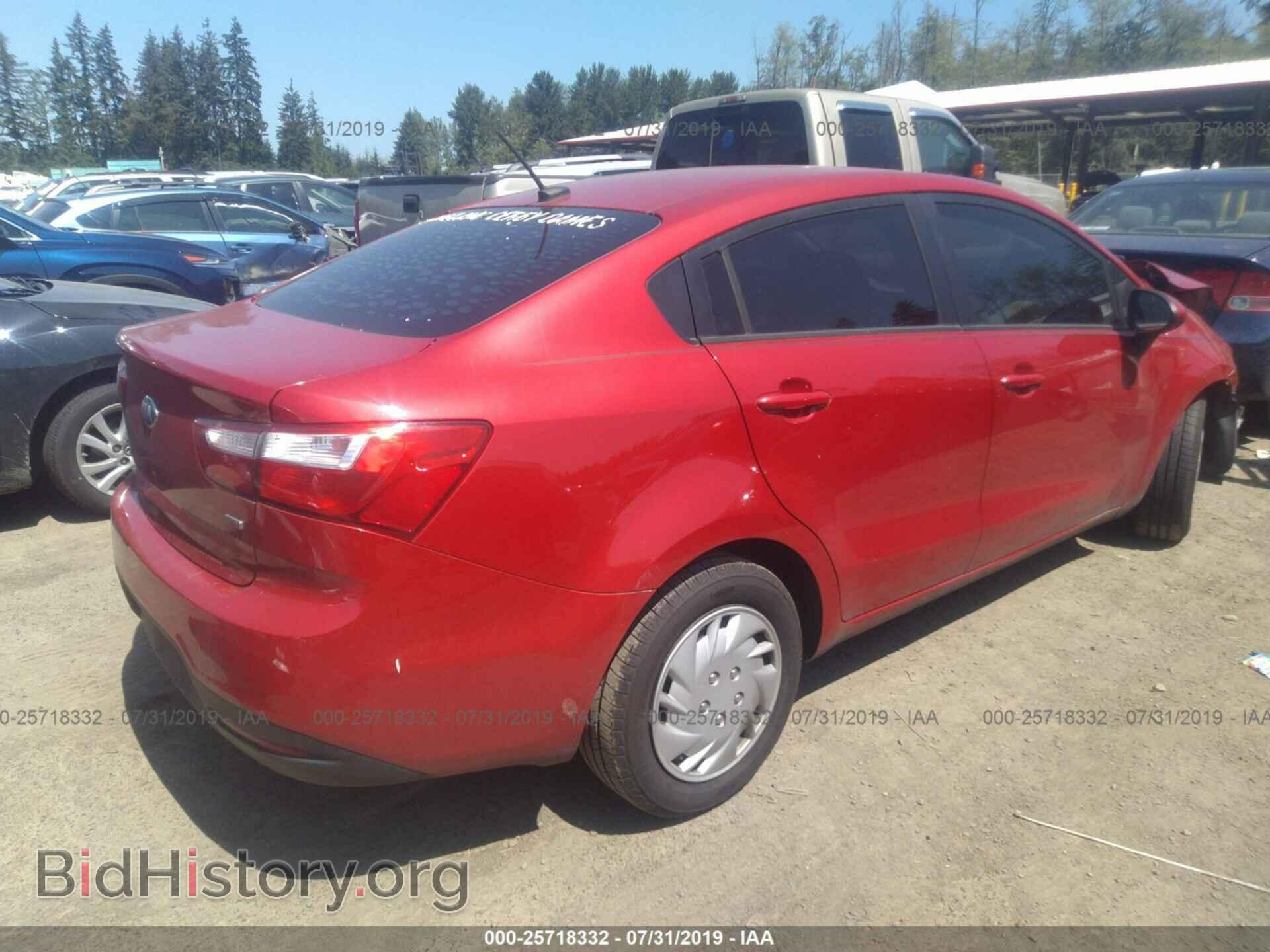 2013 KIA RIO - VIN: KNADM4A30D6236900 - Фото 4