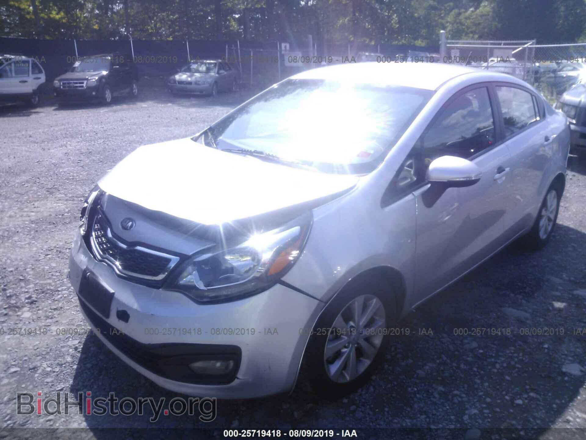 2013 KIA RIO - VIN: KNADN4A30D6208172 - Фото 2