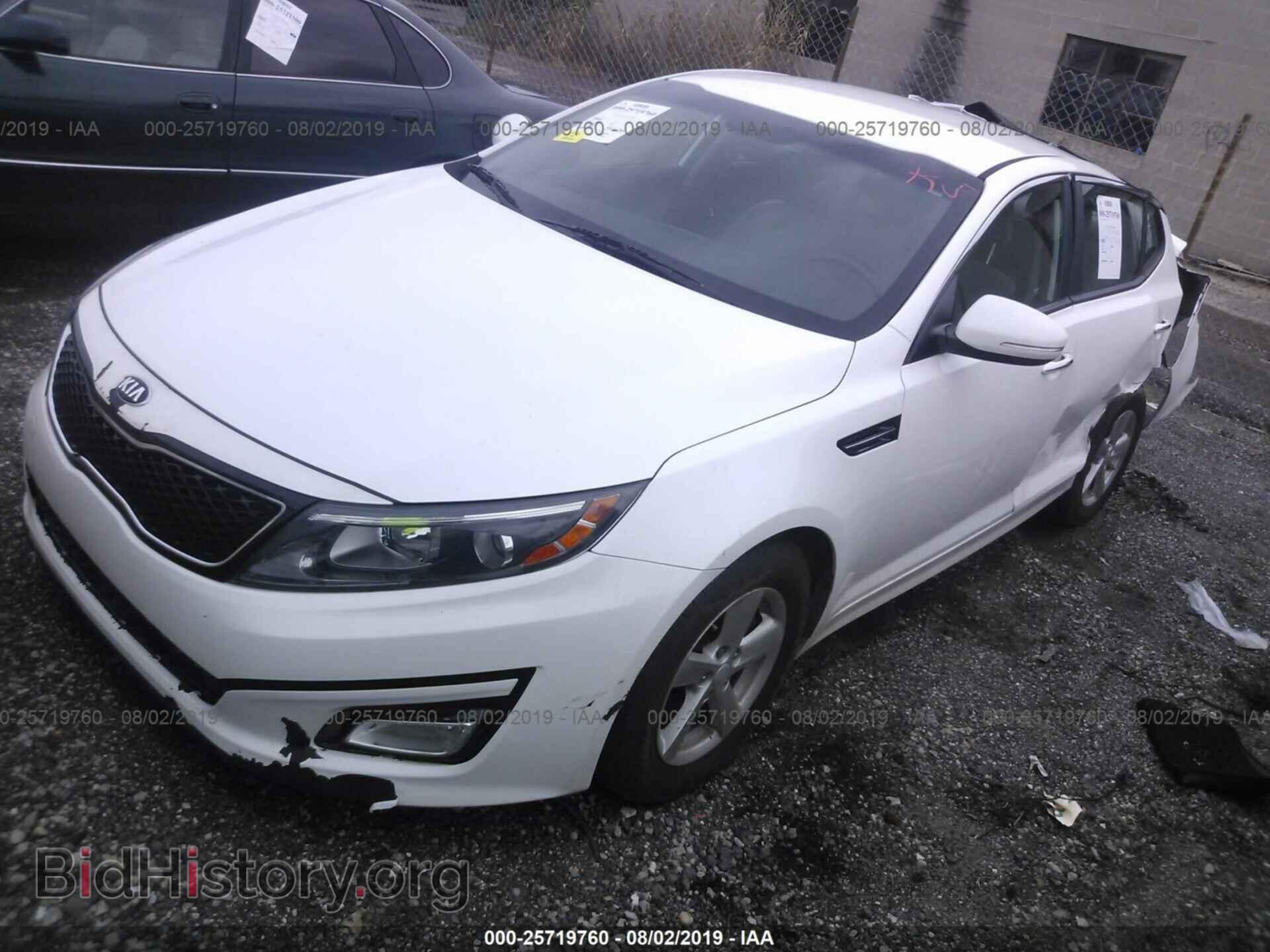2015 KIA OPTIMA - VIN: KNAGM4A76F5543285 - Фото 2