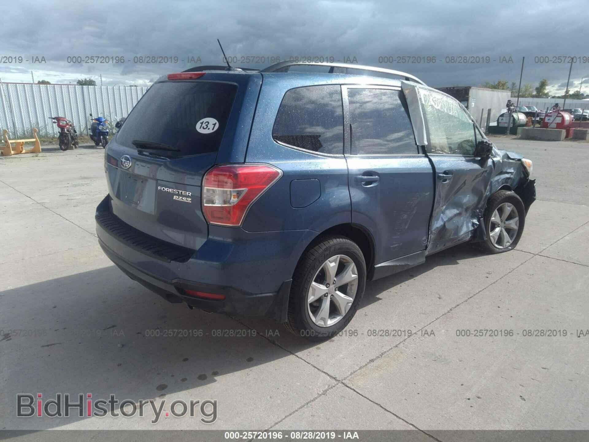 2014 SUBARU FORESTER - VIN: JF2SJAGC3EH411222 - Фото 4