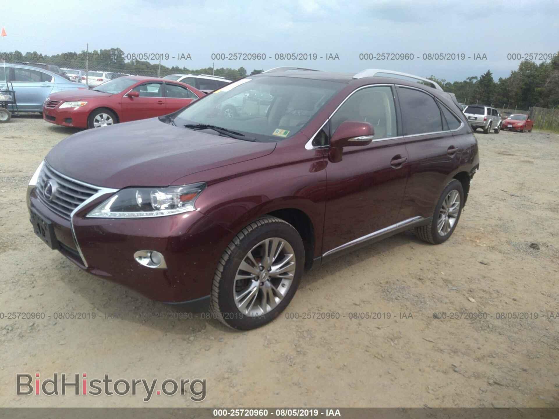 2013 LEXUS RX - VIN: JTJBC1BA4D2053383 - Фото 2