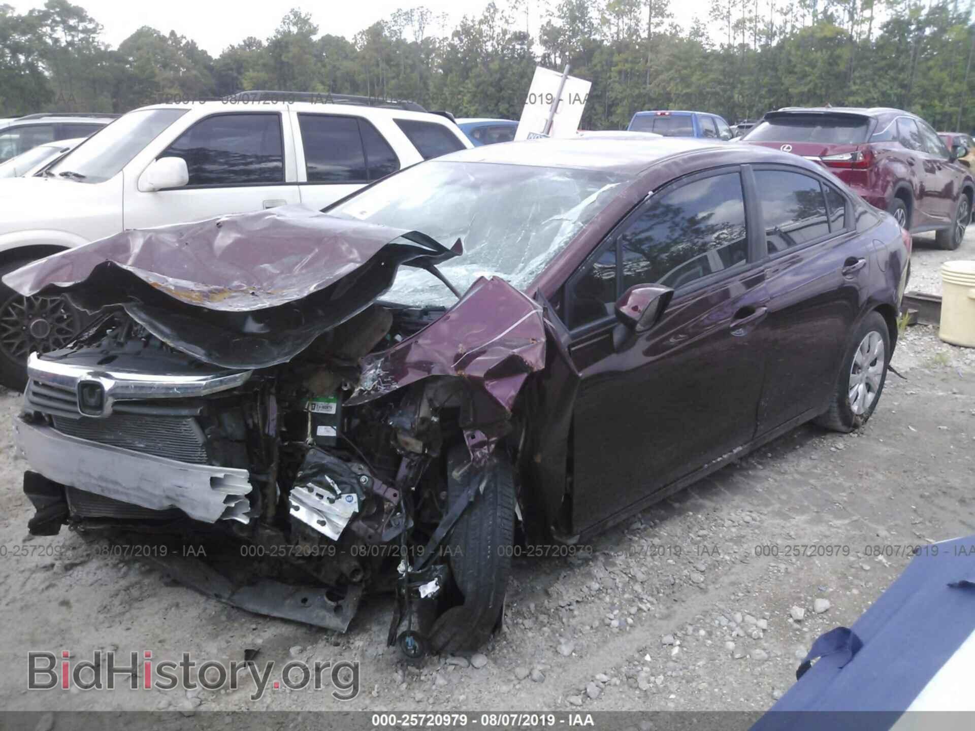 2012 HONDA CIVIC - VIN: 19XFB2F59CE094930 - Фото 2