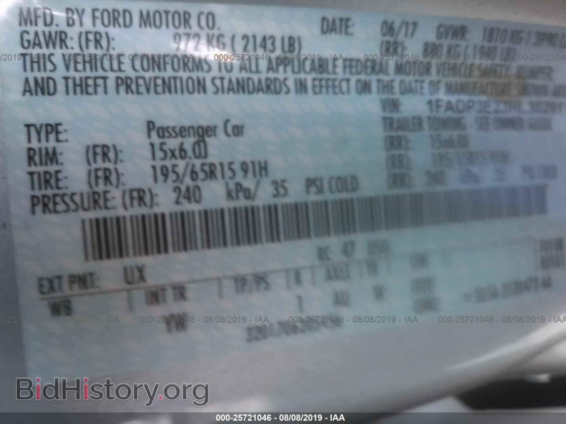 2017 FORD FOCUS - VIN: 1FADP3E23HL302911 - Photo 9