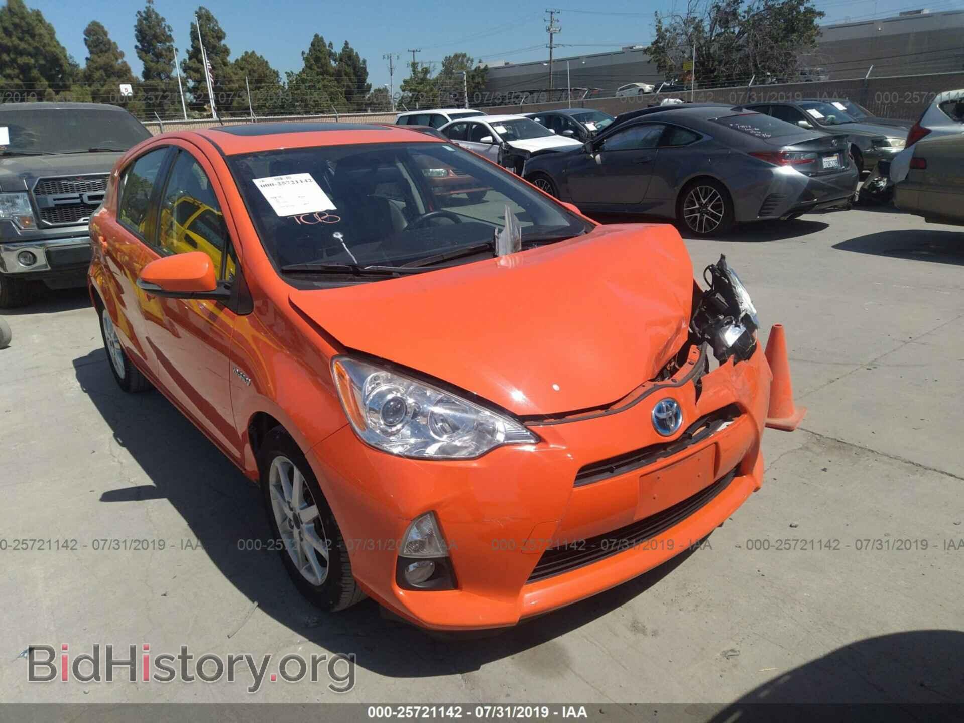 Photo JTDKDTB39D1039191 - TOYOTA PRIUS C 2013